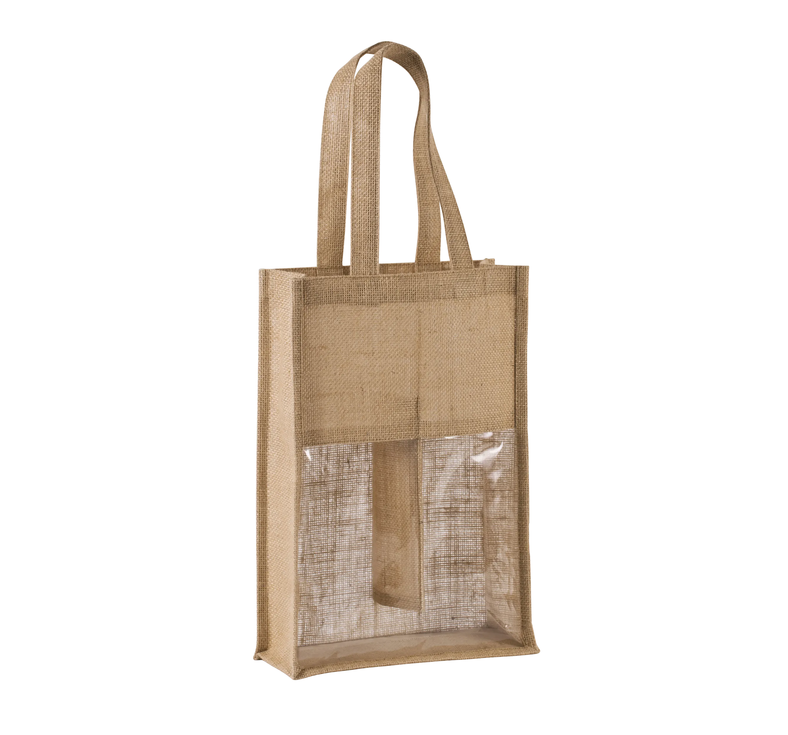 Bolsa de yute para botellas