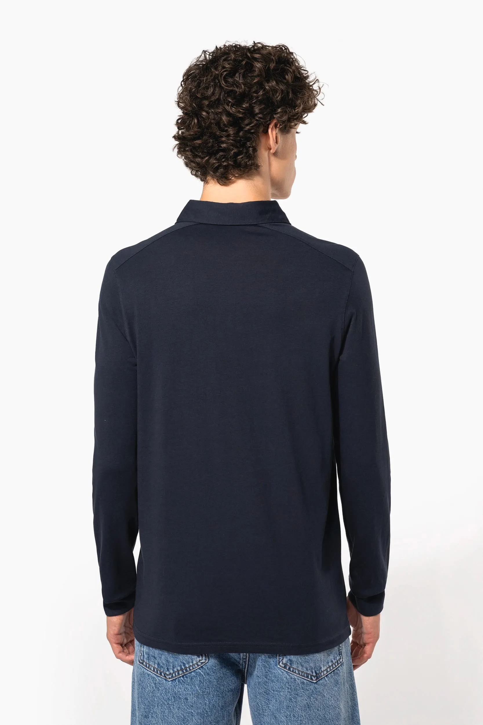 Polo jersey manga larga hombre