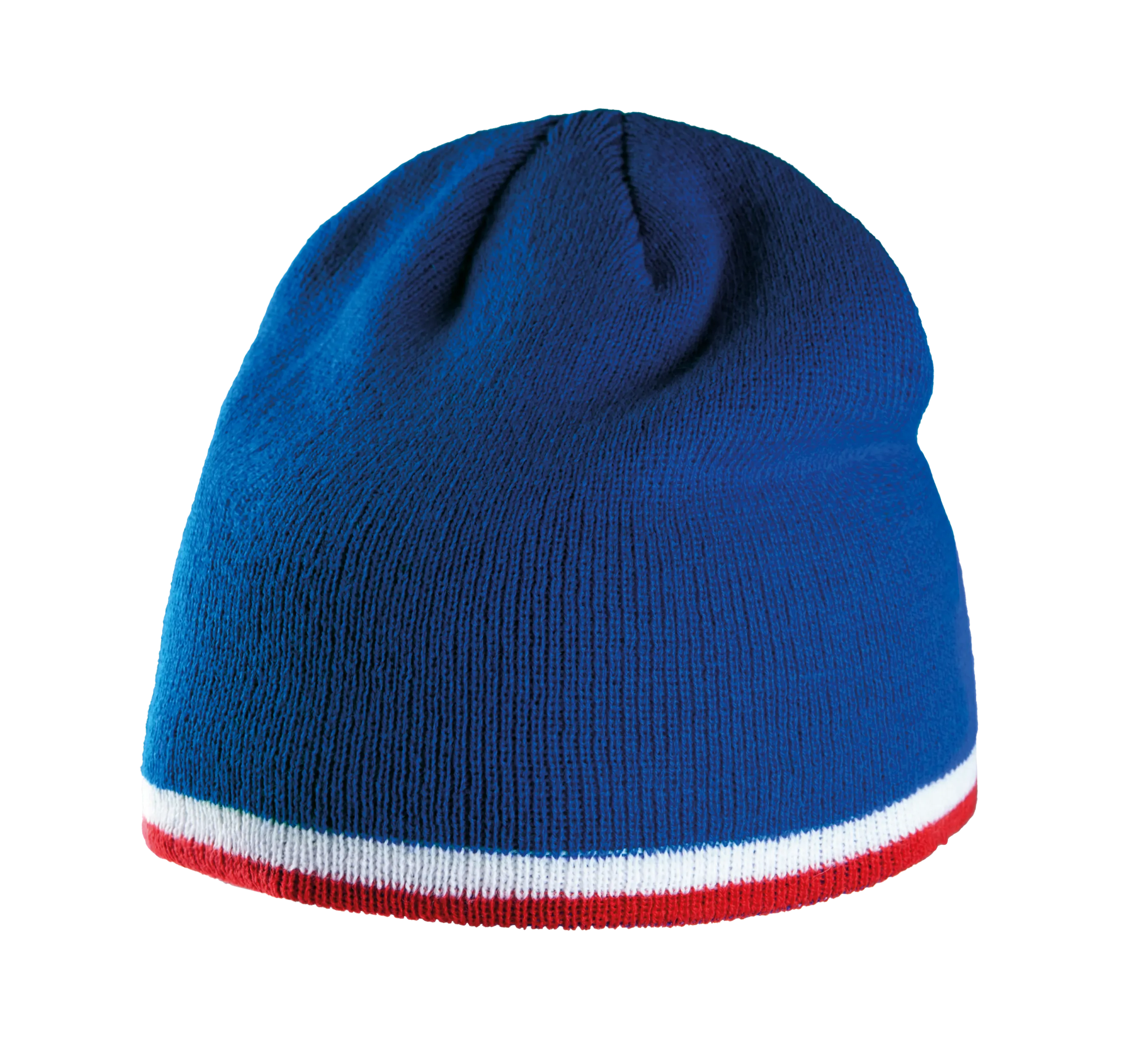Gorro con tira bicolor contrastada