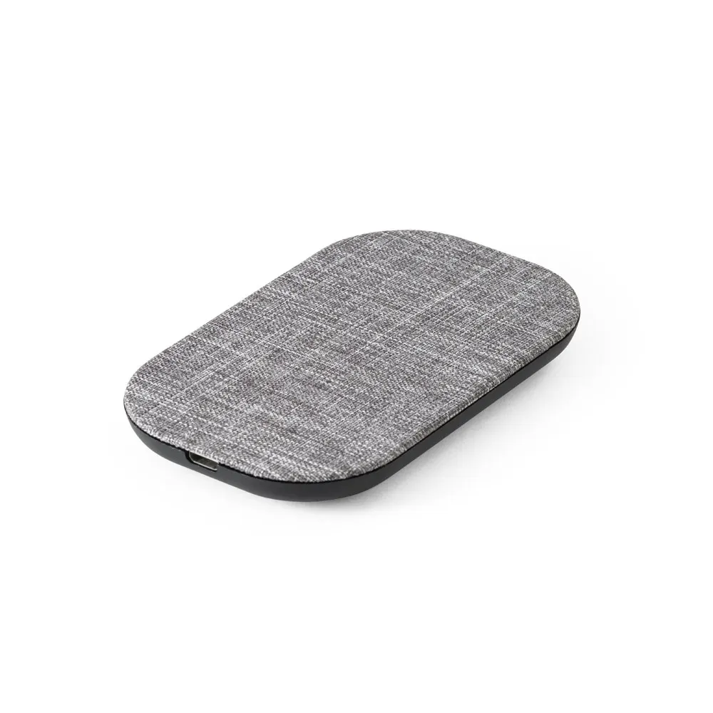 RENEWAL CHARGER. Cargador inalámbrico rápido de 10W, fabricado en PET reciclado (100% rPET)
