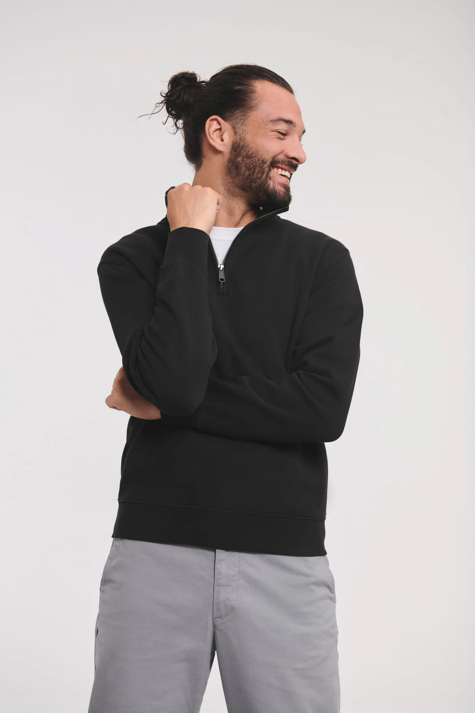 Sudadera Authentic 1/4 cremallera