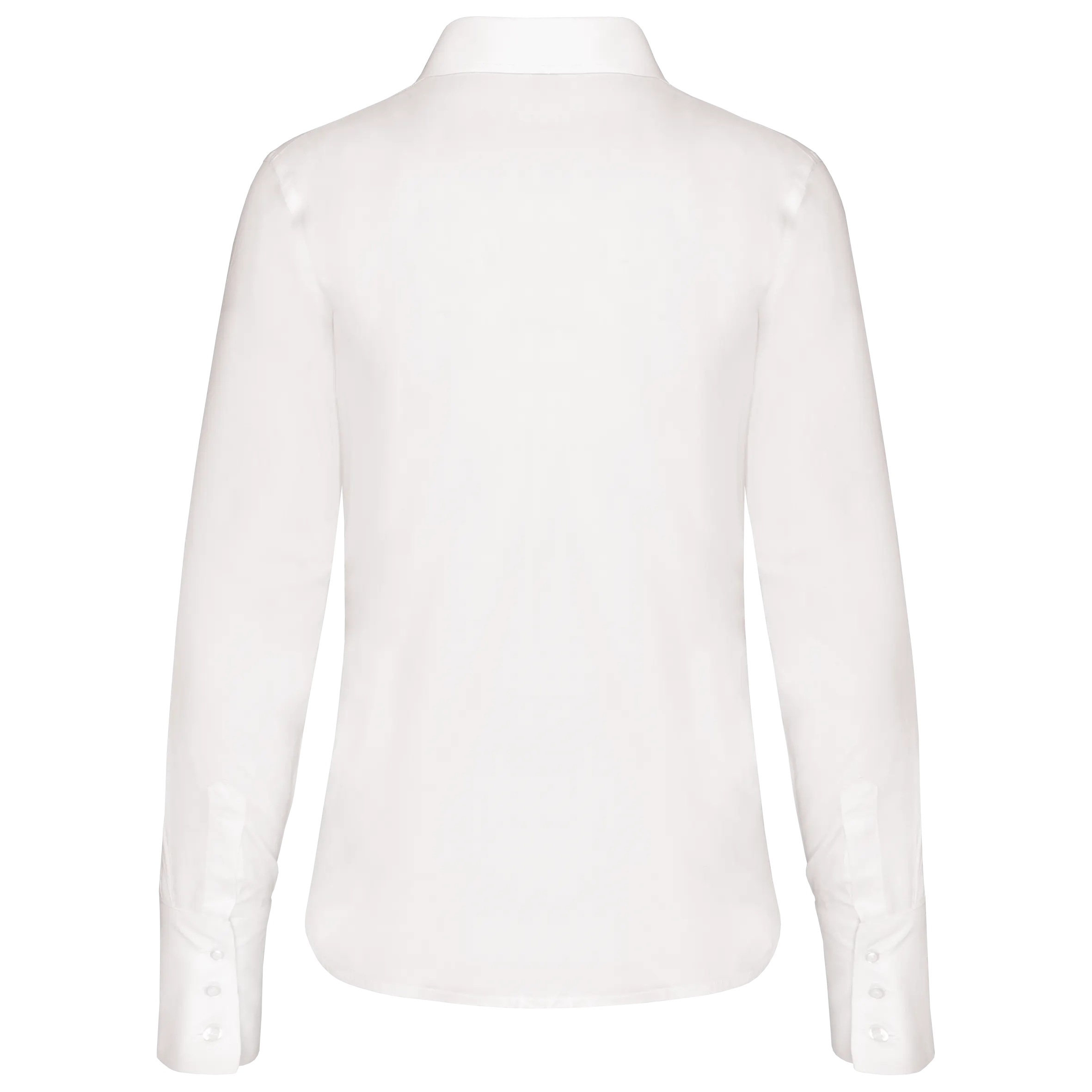 Camisa no-plancha manga larga mujer