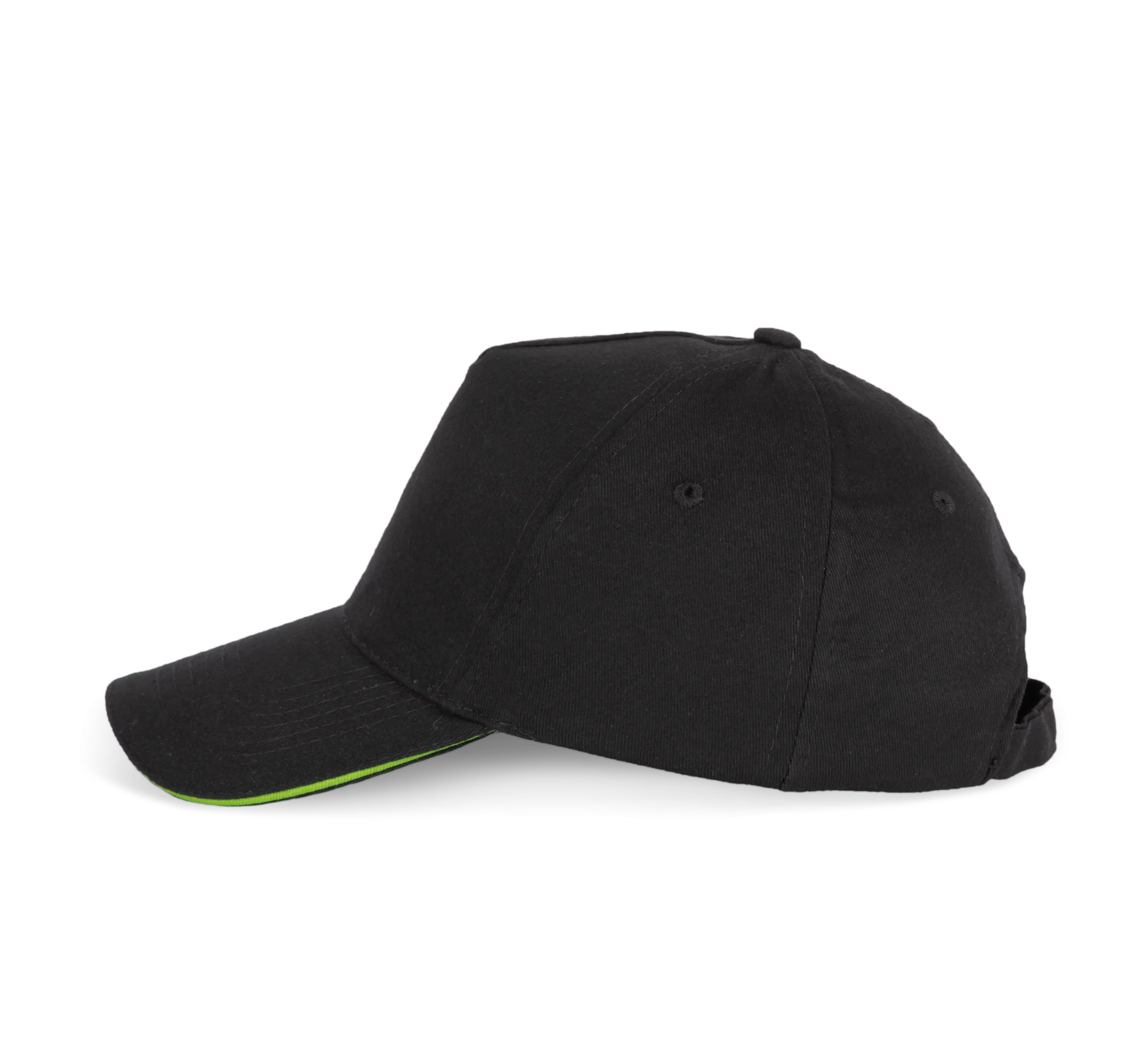 Gorra con sandwich contrastado 5 paneles