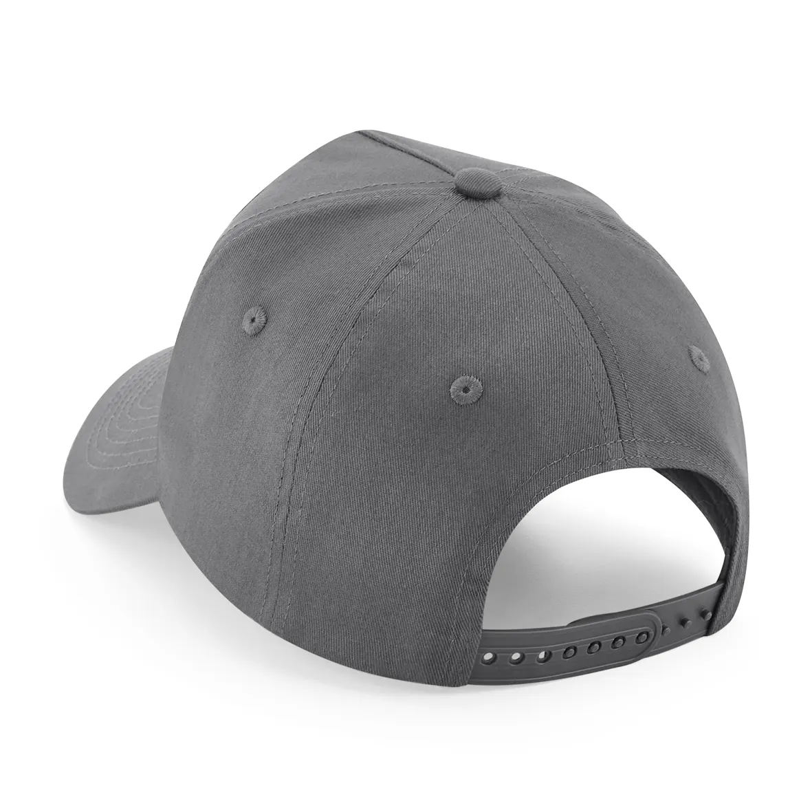 Gorra de 5 paneles con parche extraíble