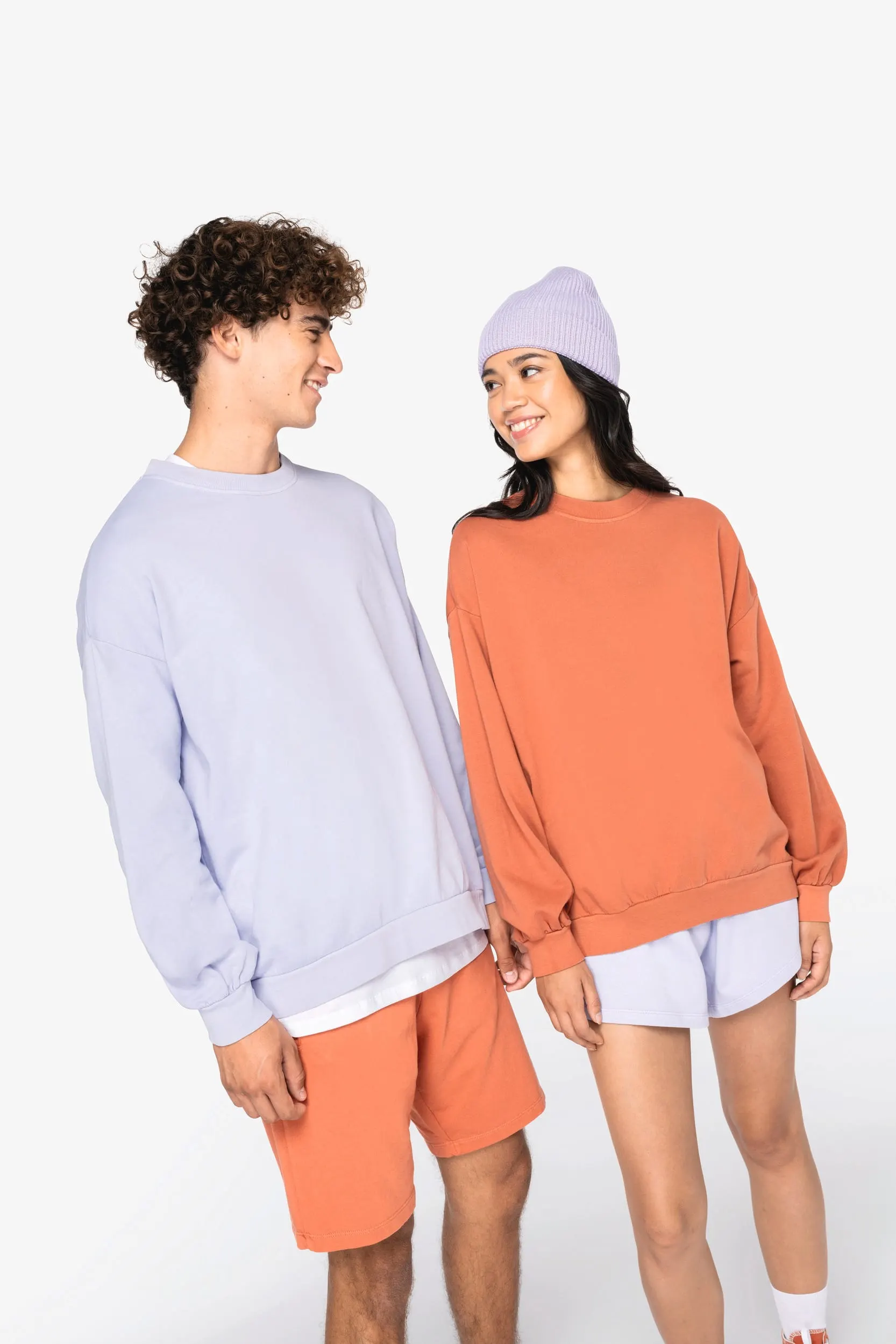 Sudadera ecorresponsable oversize French Terry unisex