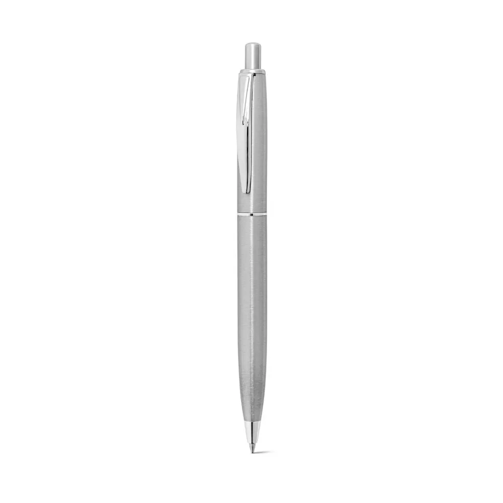 DOOLI. Bolígrafo de acero inoxidable (53% reciclado), con cuerpo brillante
