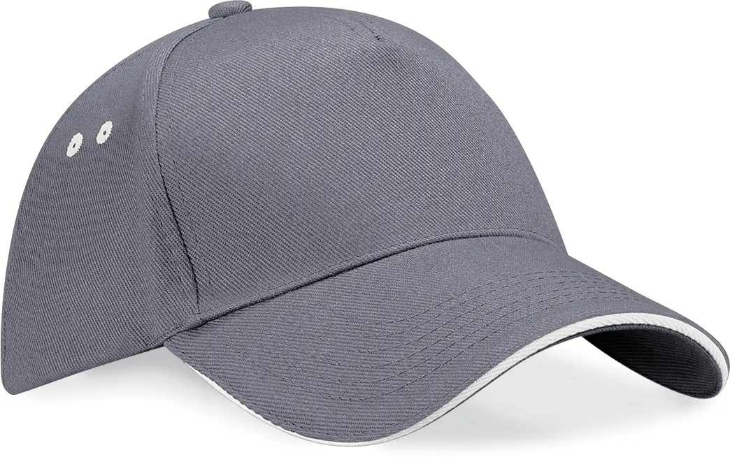 Gorra Ultimate - 5 paneles con sándwich contrastado