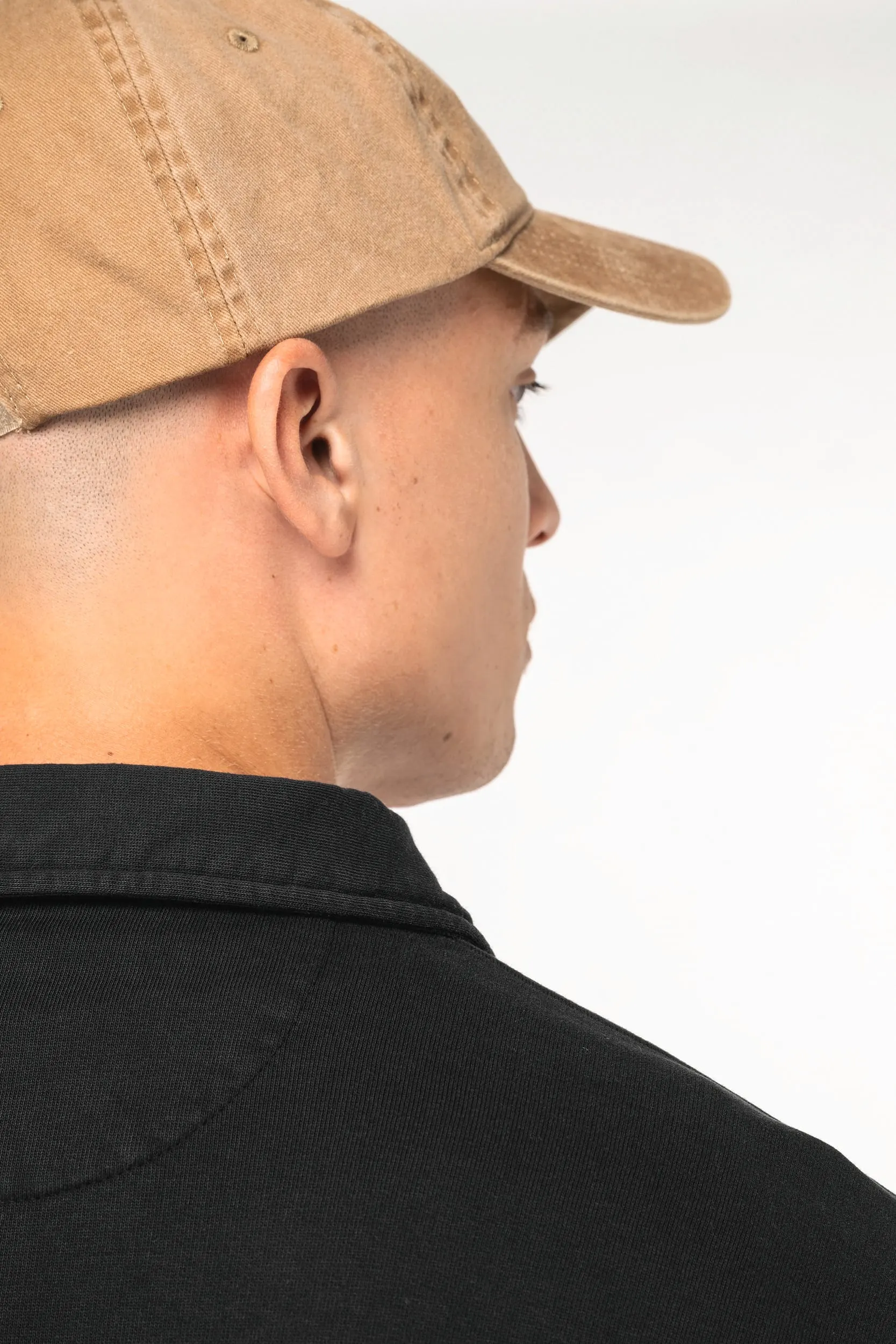 Sobrecamisa ecorresponsable efecto lavado de felpa perchada hombre