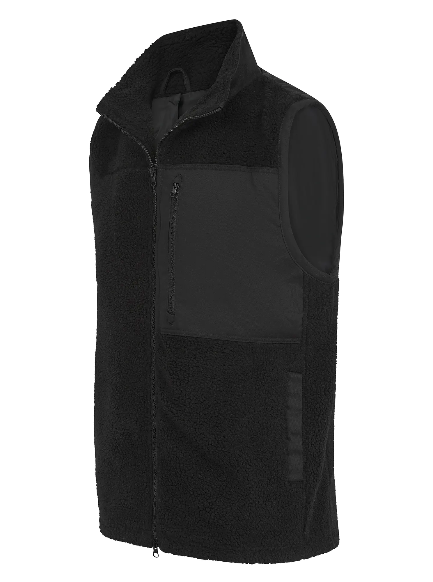 Chaleco de sherpa reciclado