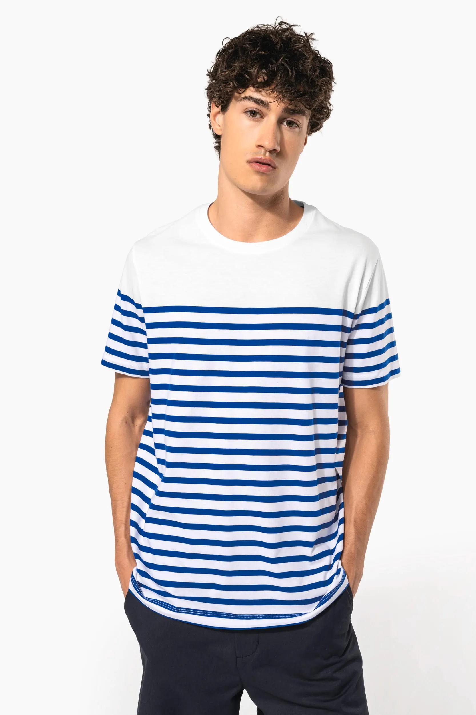 Camiseta marinera algodón orgánico hombre