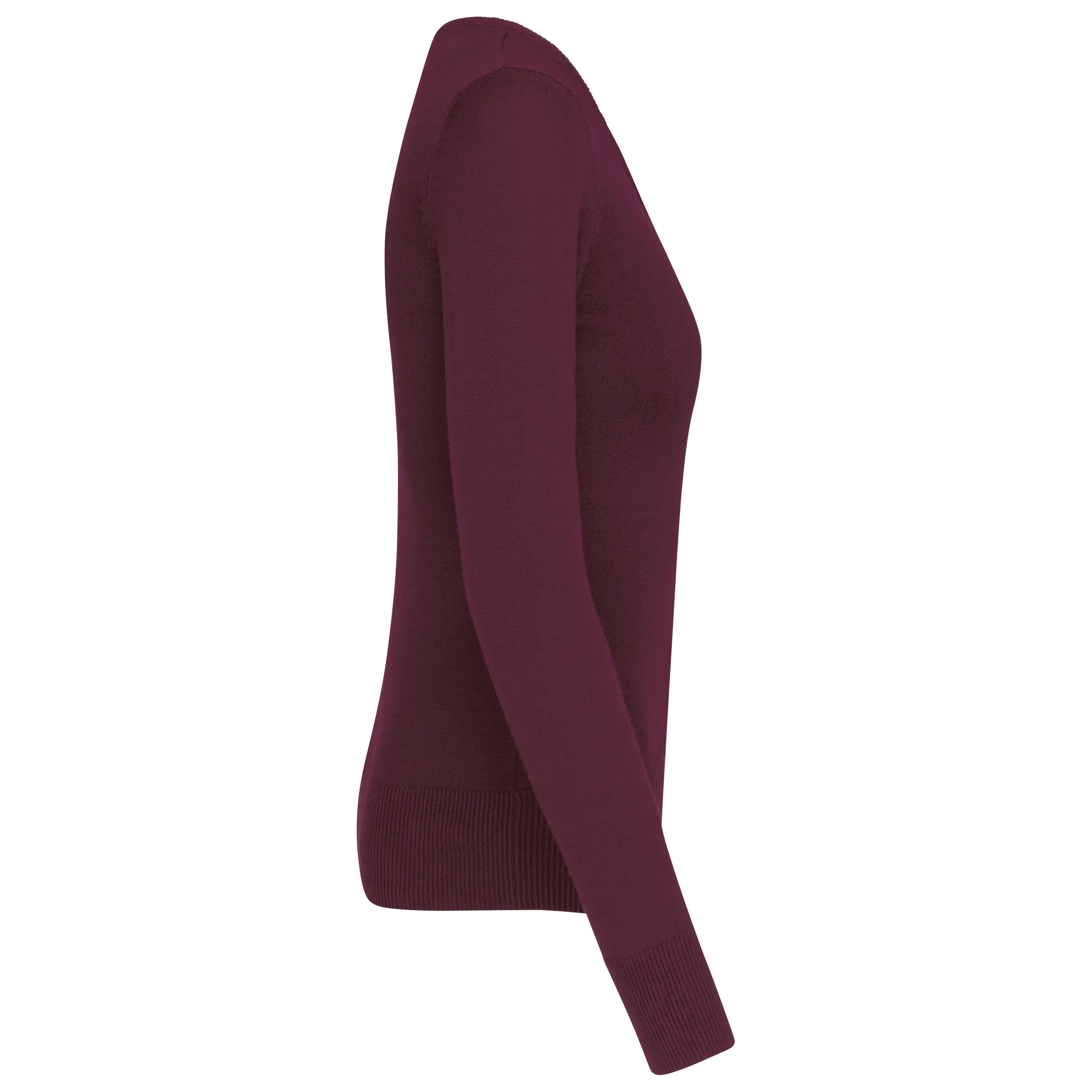 Jersey cuello de pico mujer