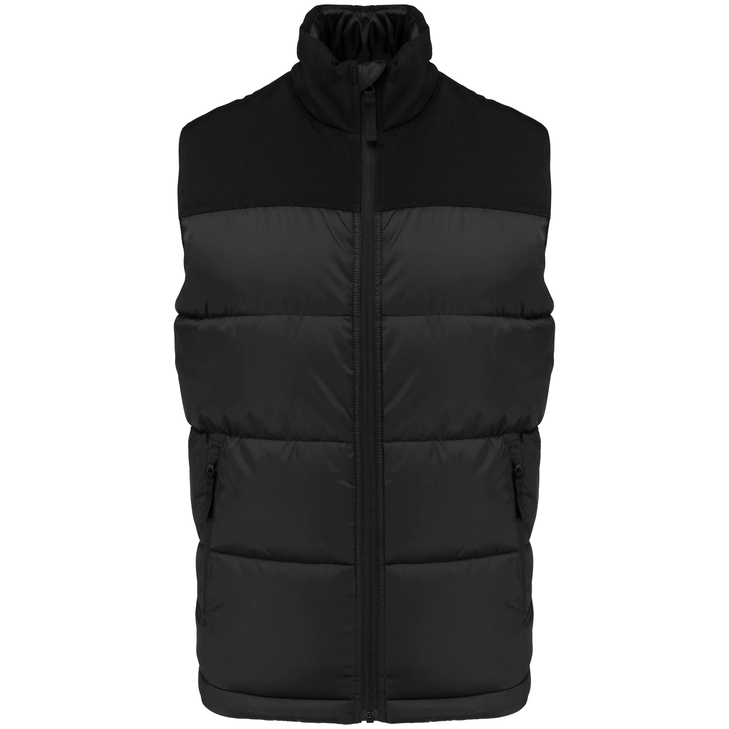 Chaleco acolchado bicolor unisex