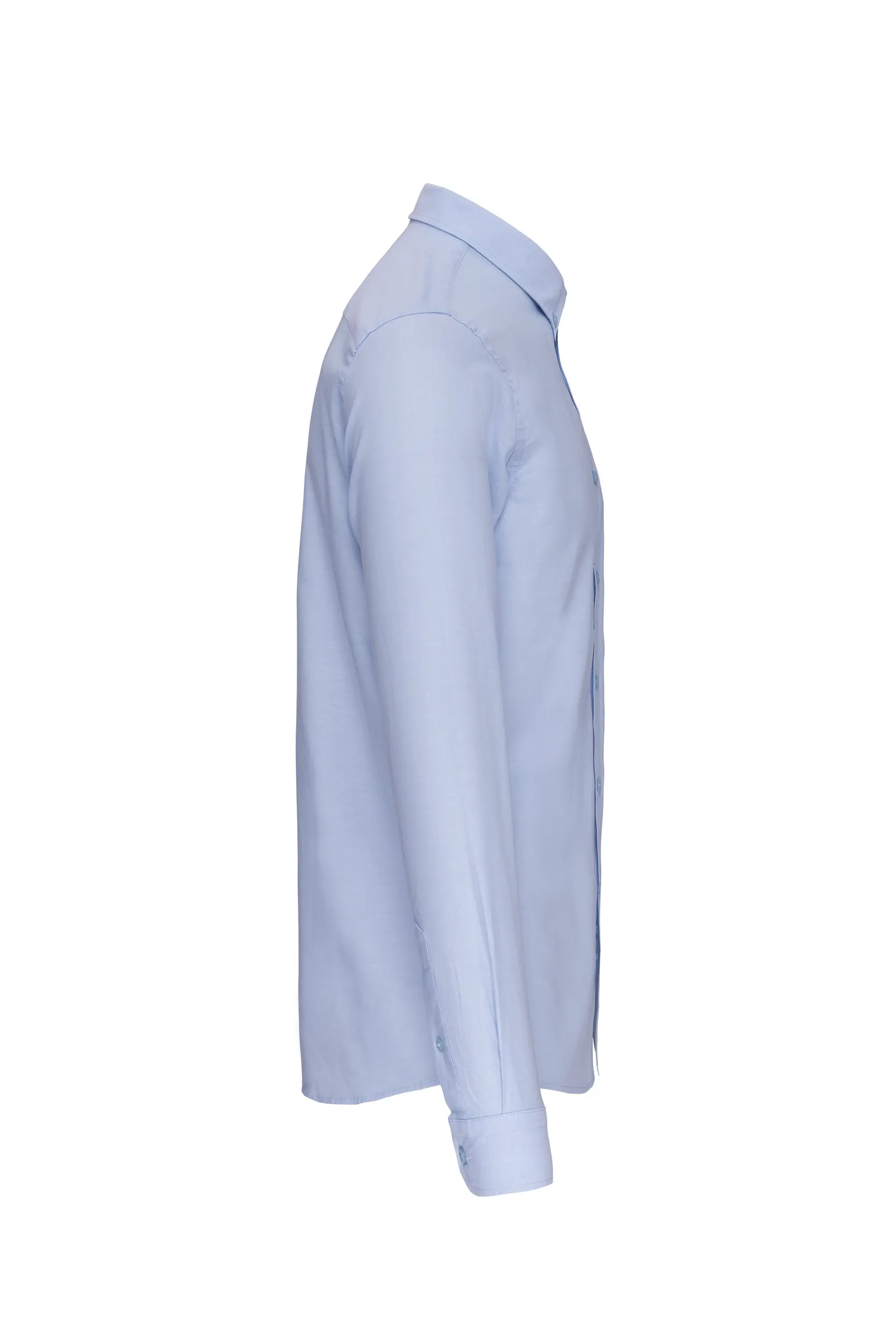 Camisa oxford lavada manga larga