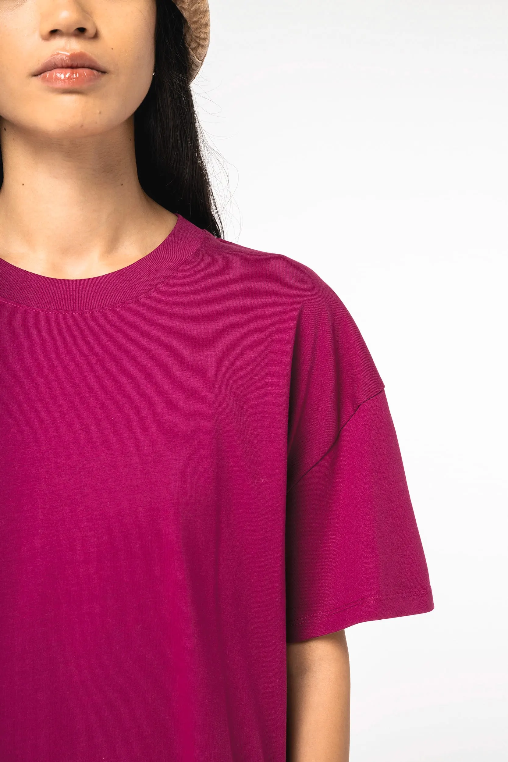 Camiseta ecorresponsable oversize mujer