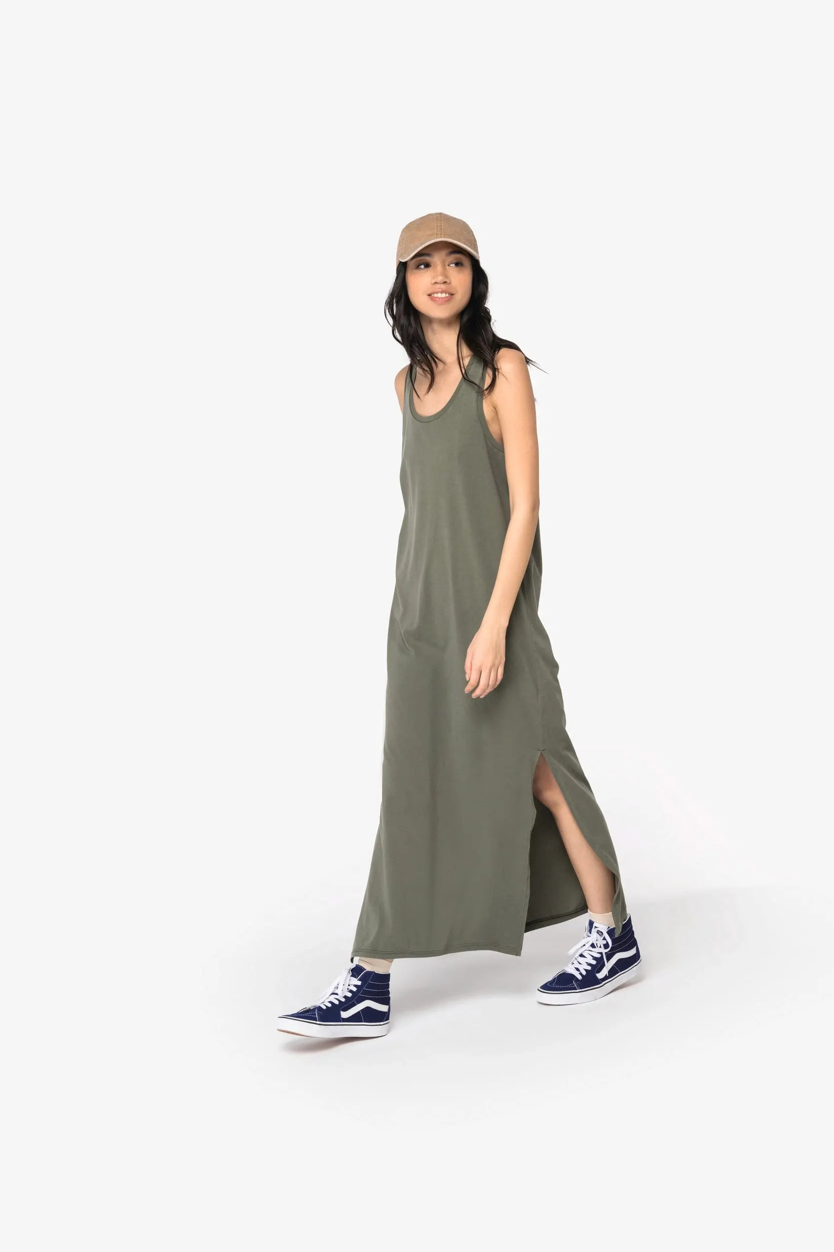 Vestido ecorresponsable efecto lavado de punto jersey mujer