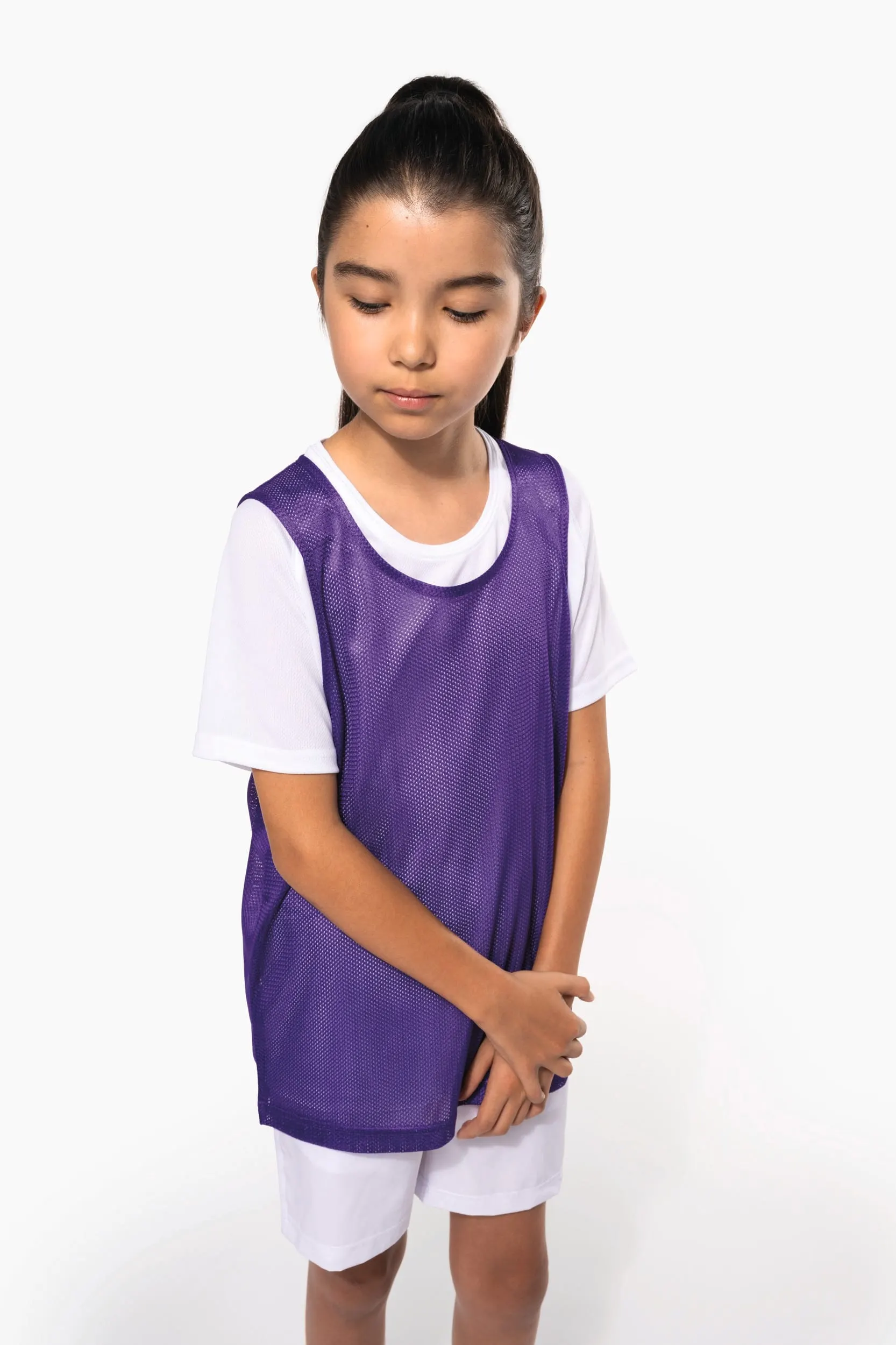 Peto ligero de rejilla multi-deportes para niños