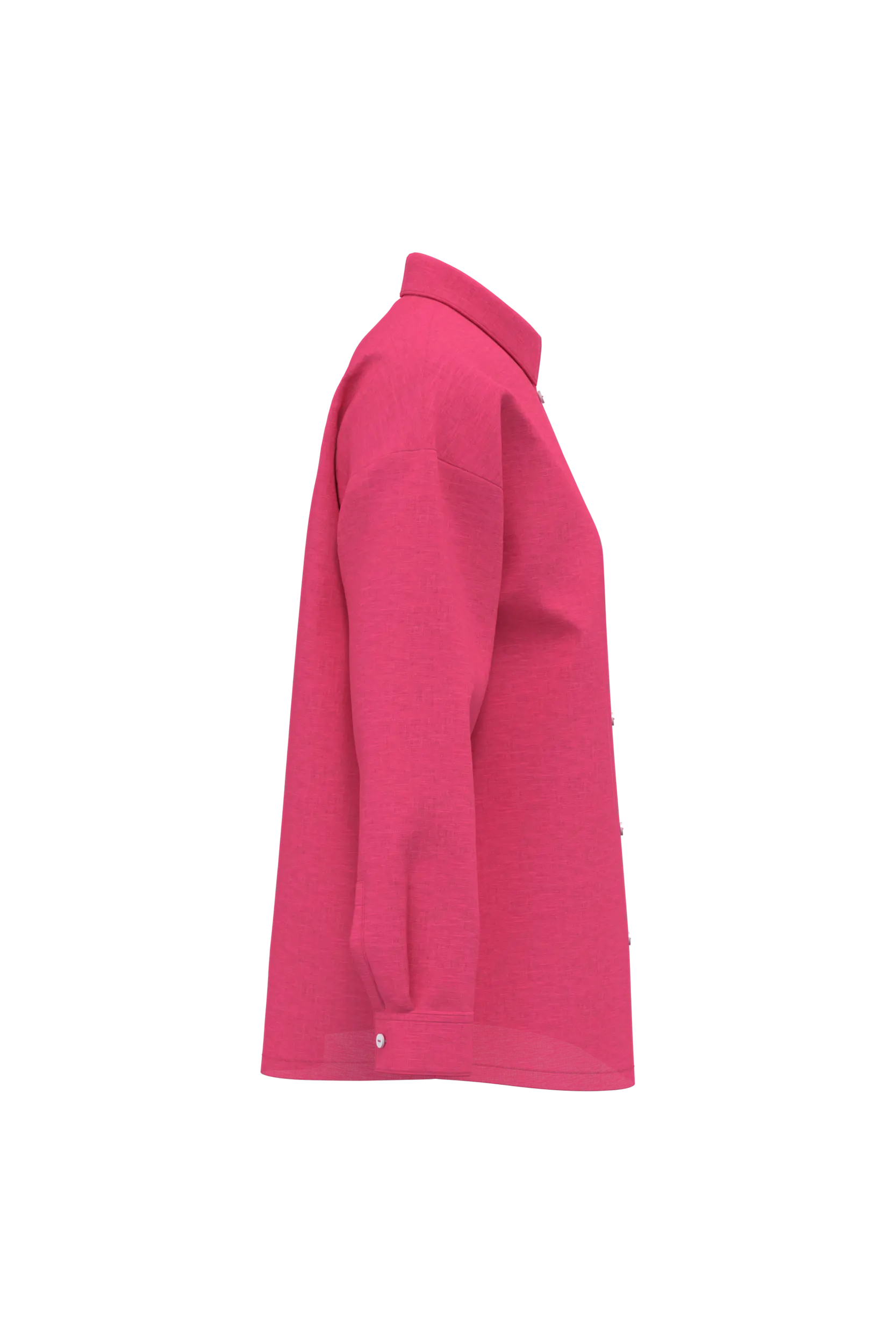 Camisa de lino oversize mujer