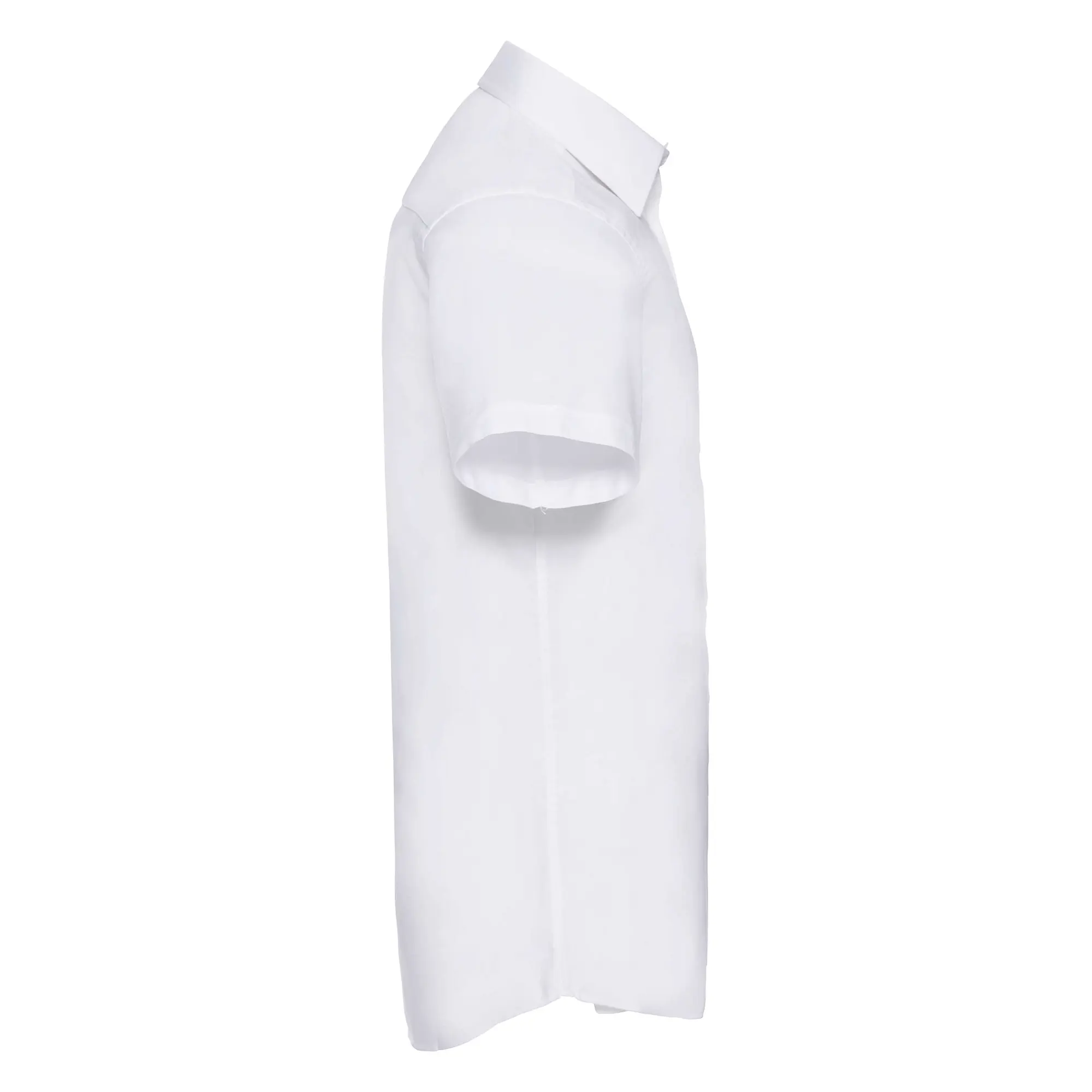Camisa entallada de hombre de tejido oxford manga corta