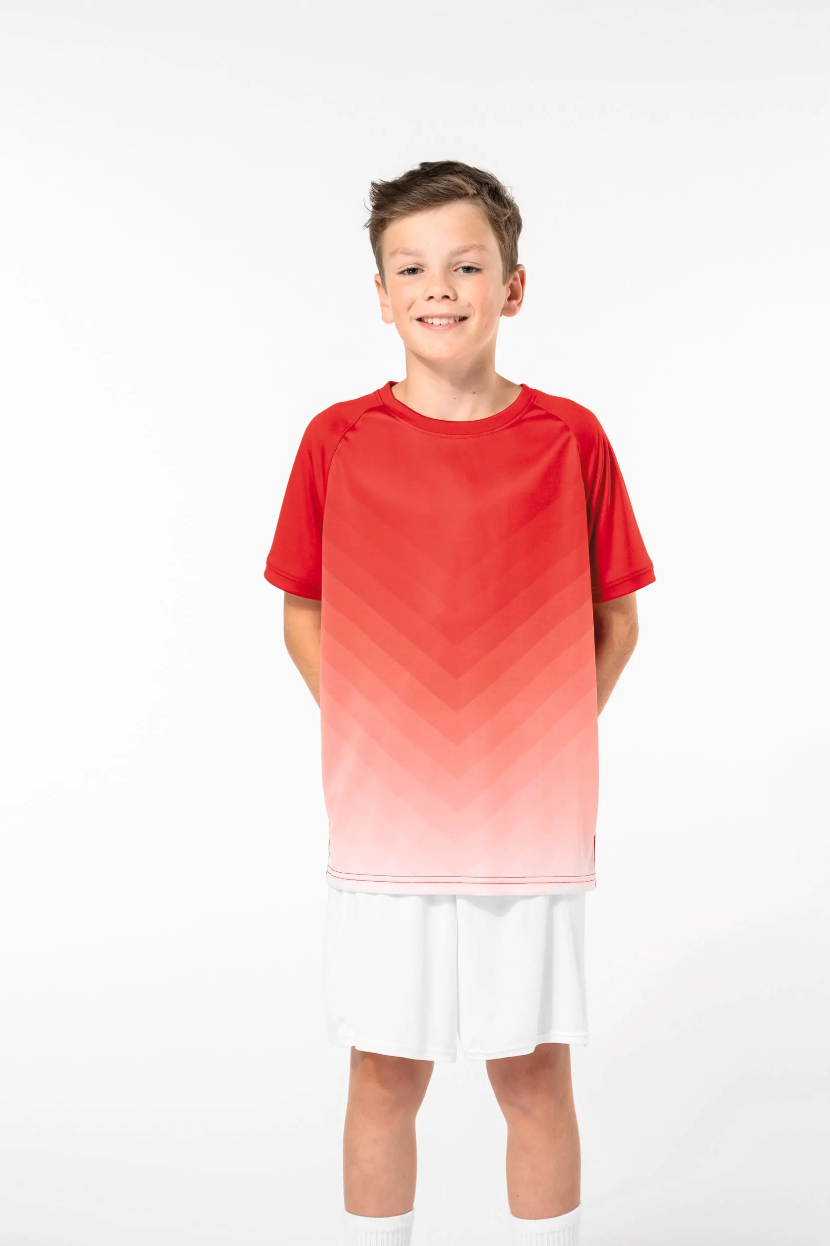 Camiseta multideporte de poliéster sublimado para niño