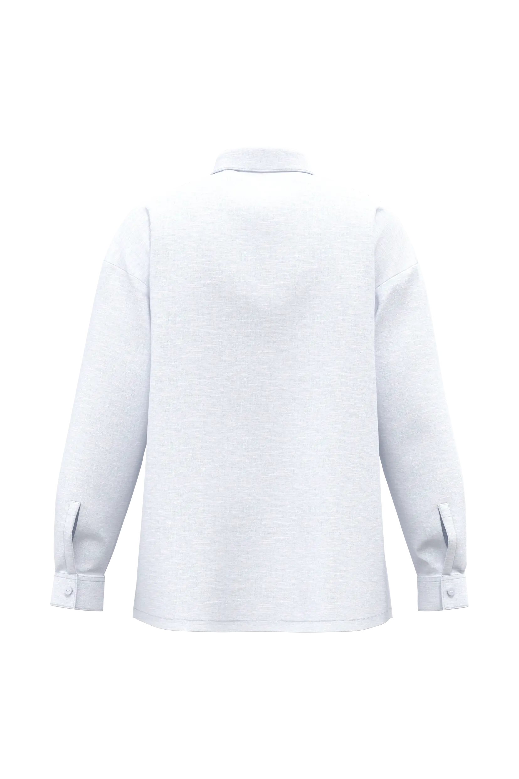 Camisa de lino oversize mujer