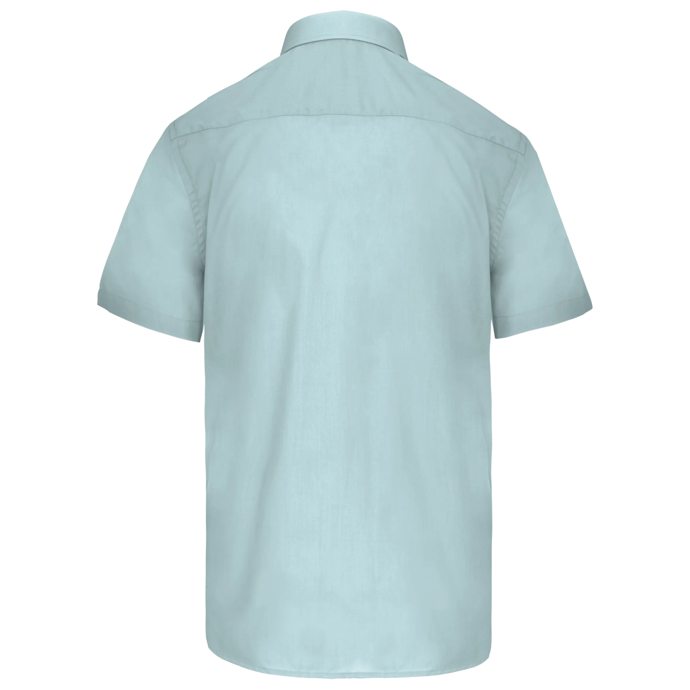 Camisa popelina de polialgodón manga corta de fácil cuidado hombre