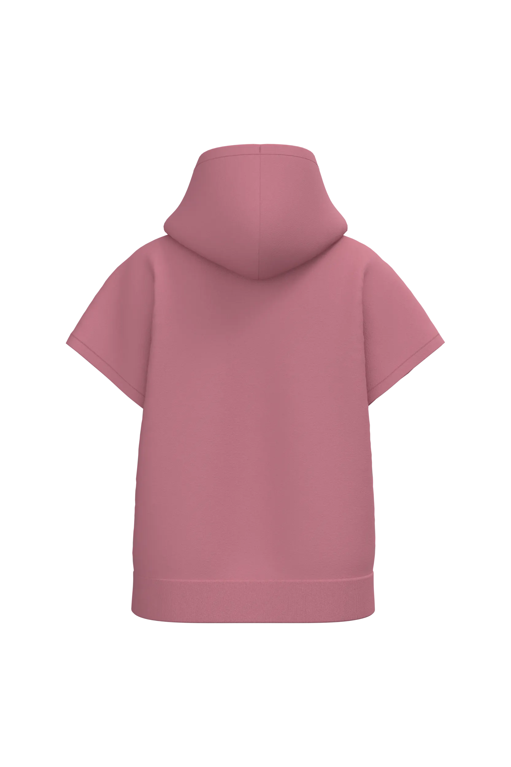Sudadera ecorresponsable con capucha oversize sin mangas French Terry mujer