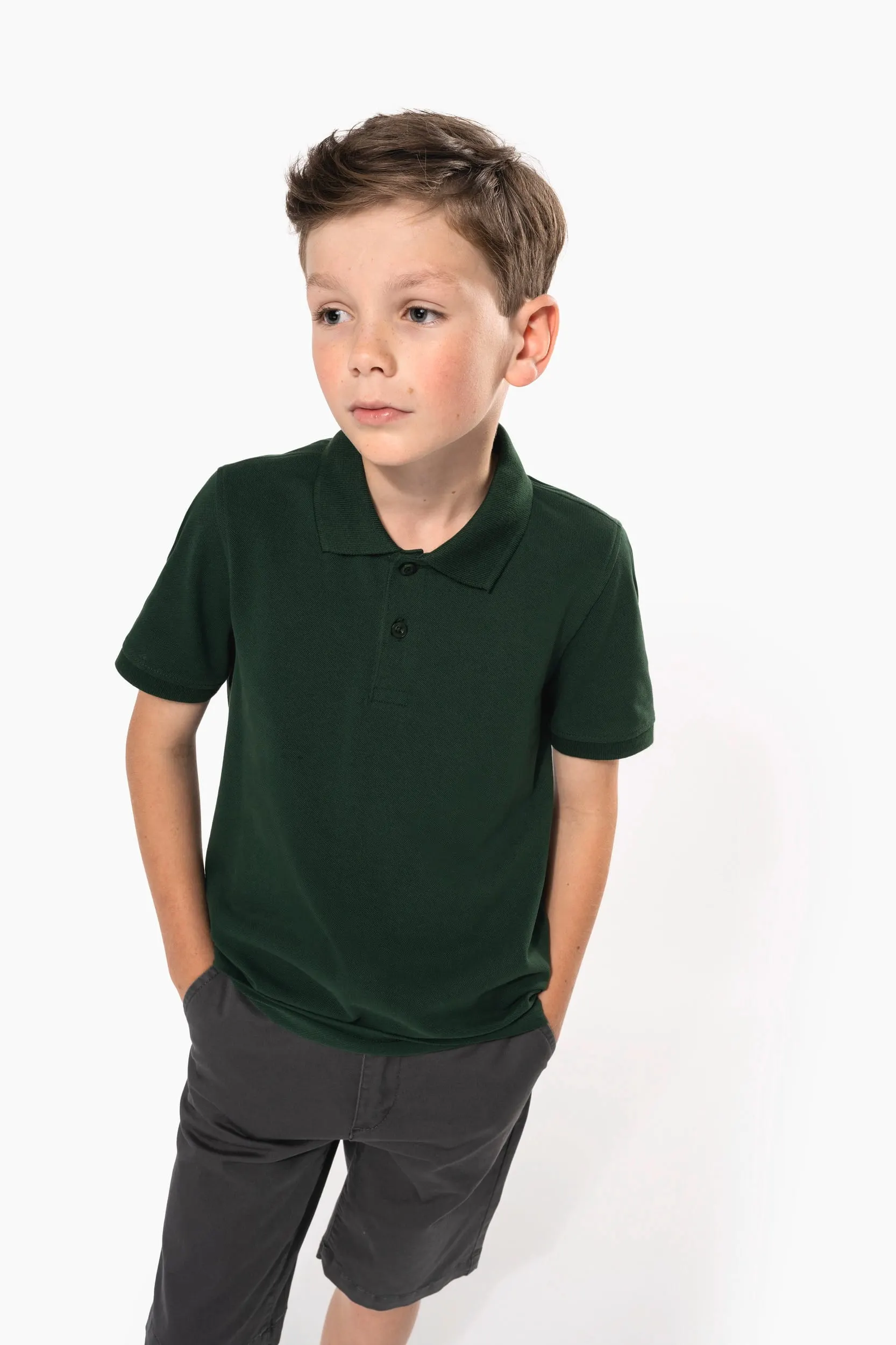 Polo manga corta infantil