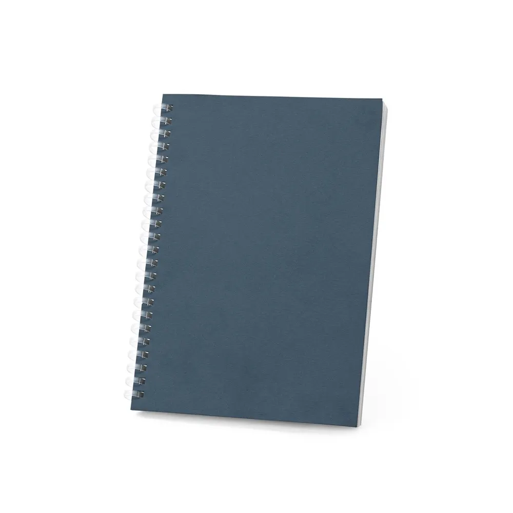 SCHILLER. Bloc de notas A5 con tapa flexible, fabricado con papel 100% reciclado