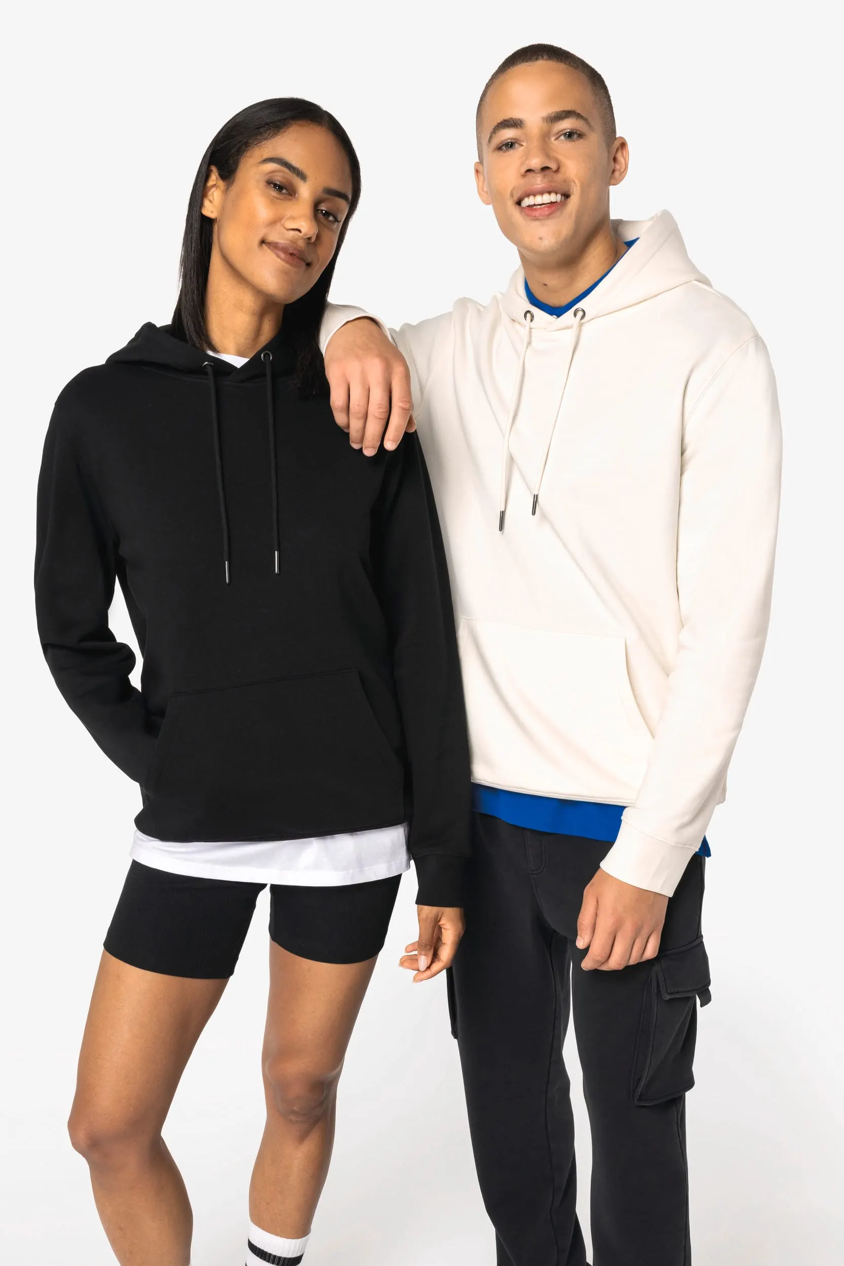 Sudadera ecorresponsable con capucha unisex