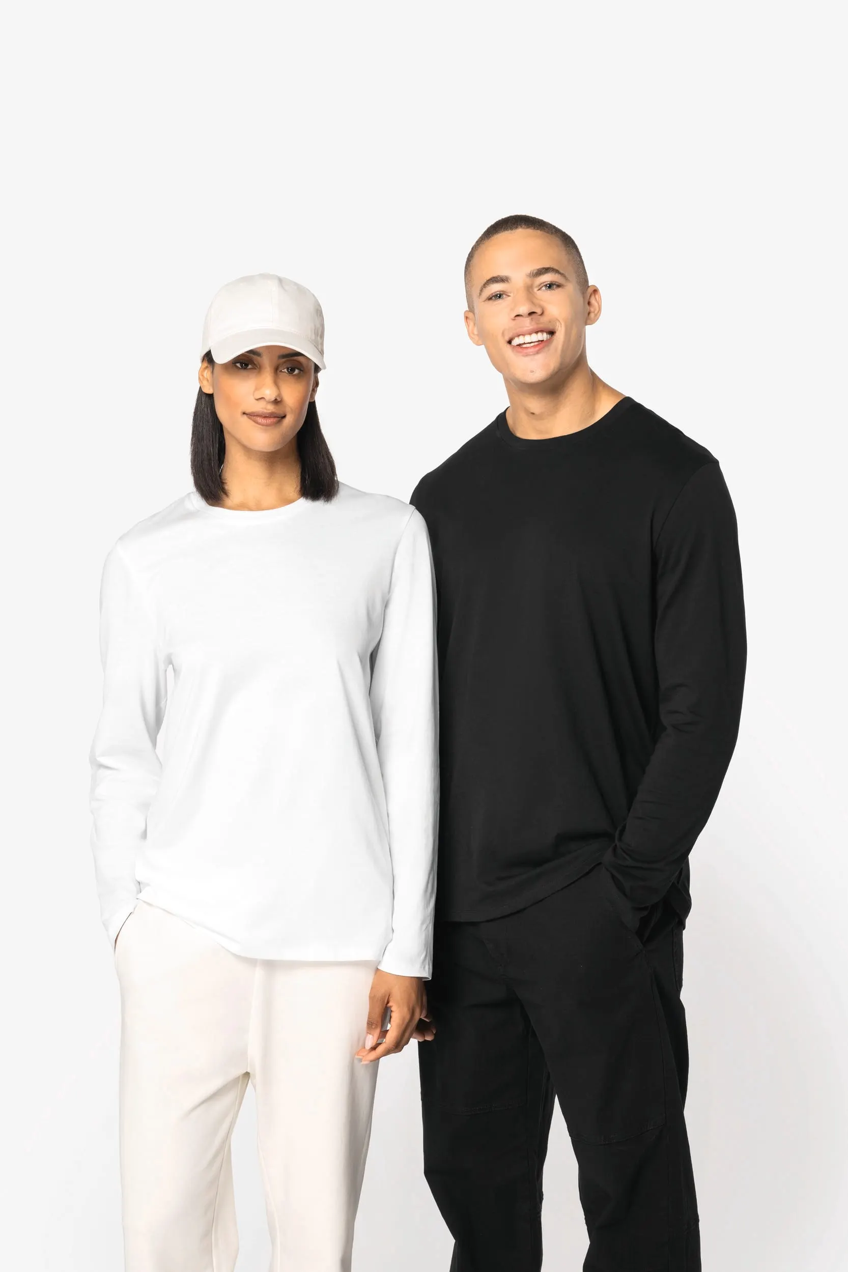 Camiseta ecorresponsable manga larga unisex