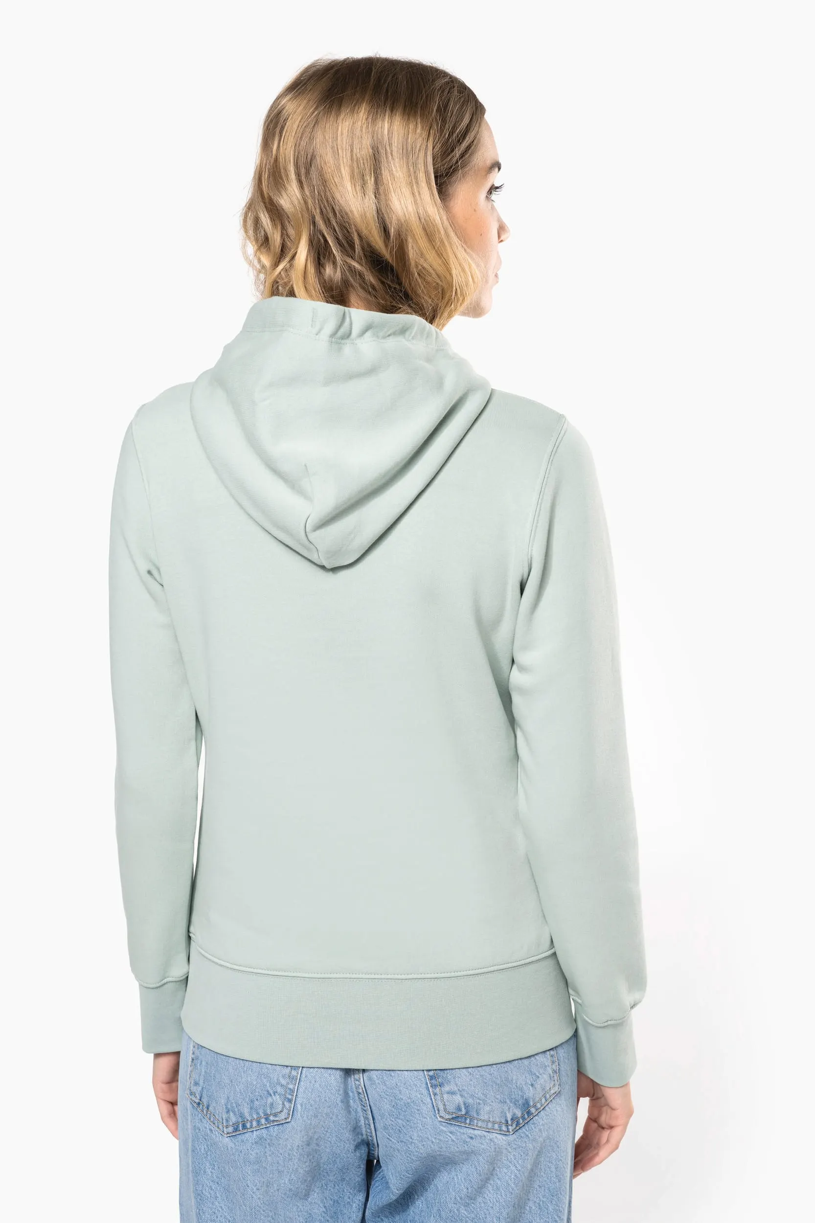 Sudadera capucha ecorresponsable mujer