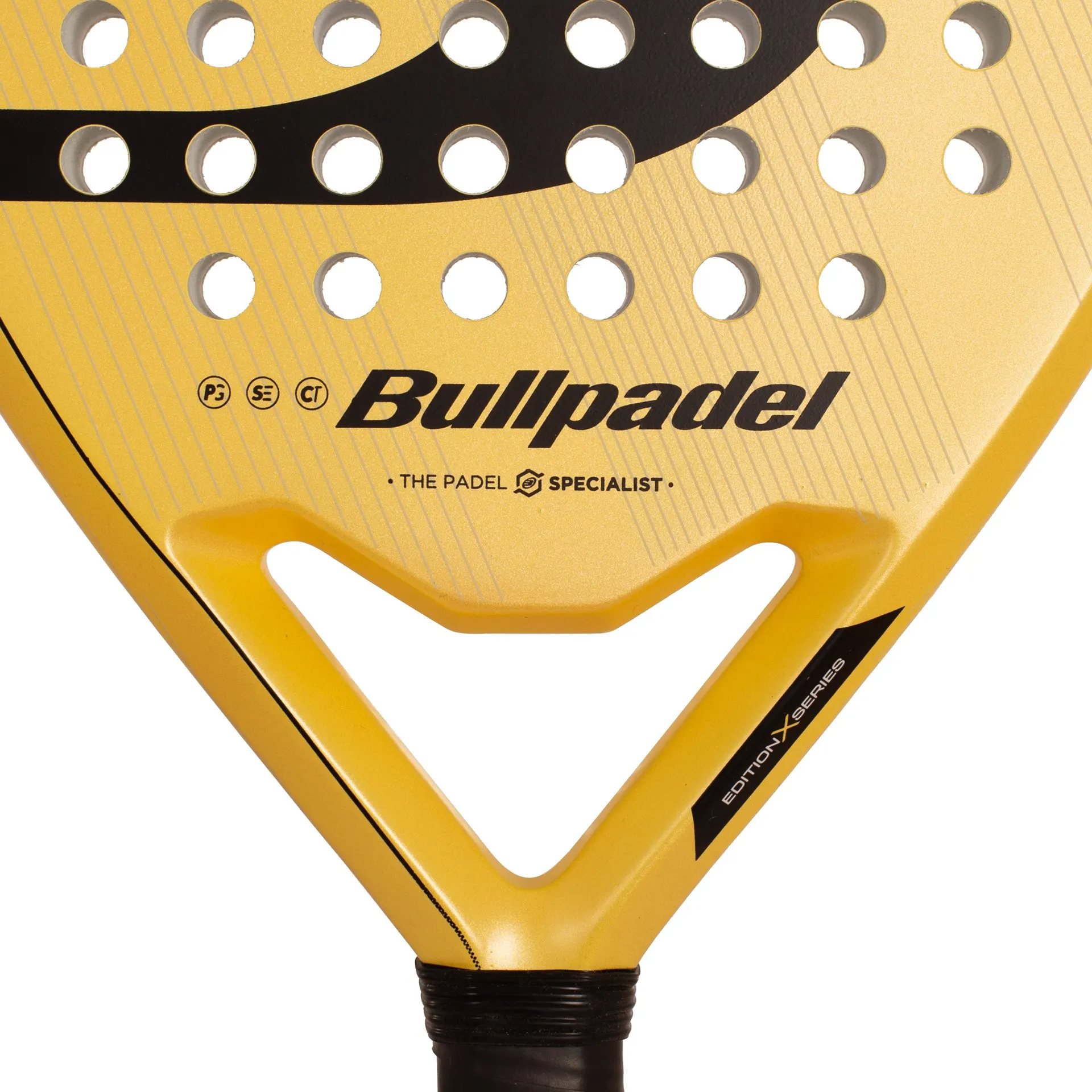 PALA DE PÁDEL BULLPADEL BURN POWER YELLOW