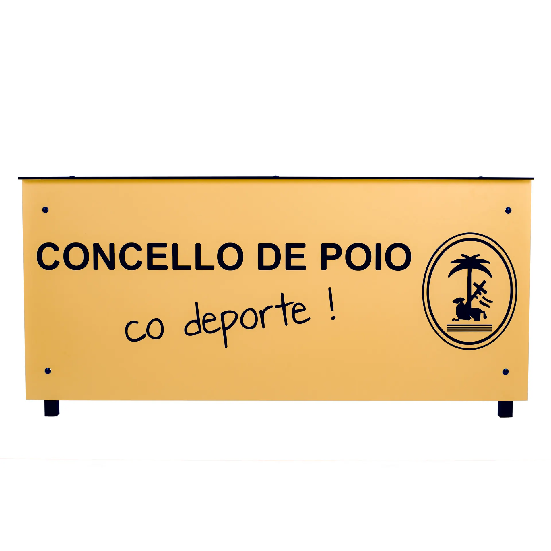 MESA ANOTADORES COMPLETA FENÓLICO 12MM COLOR PERSONALIZABLE