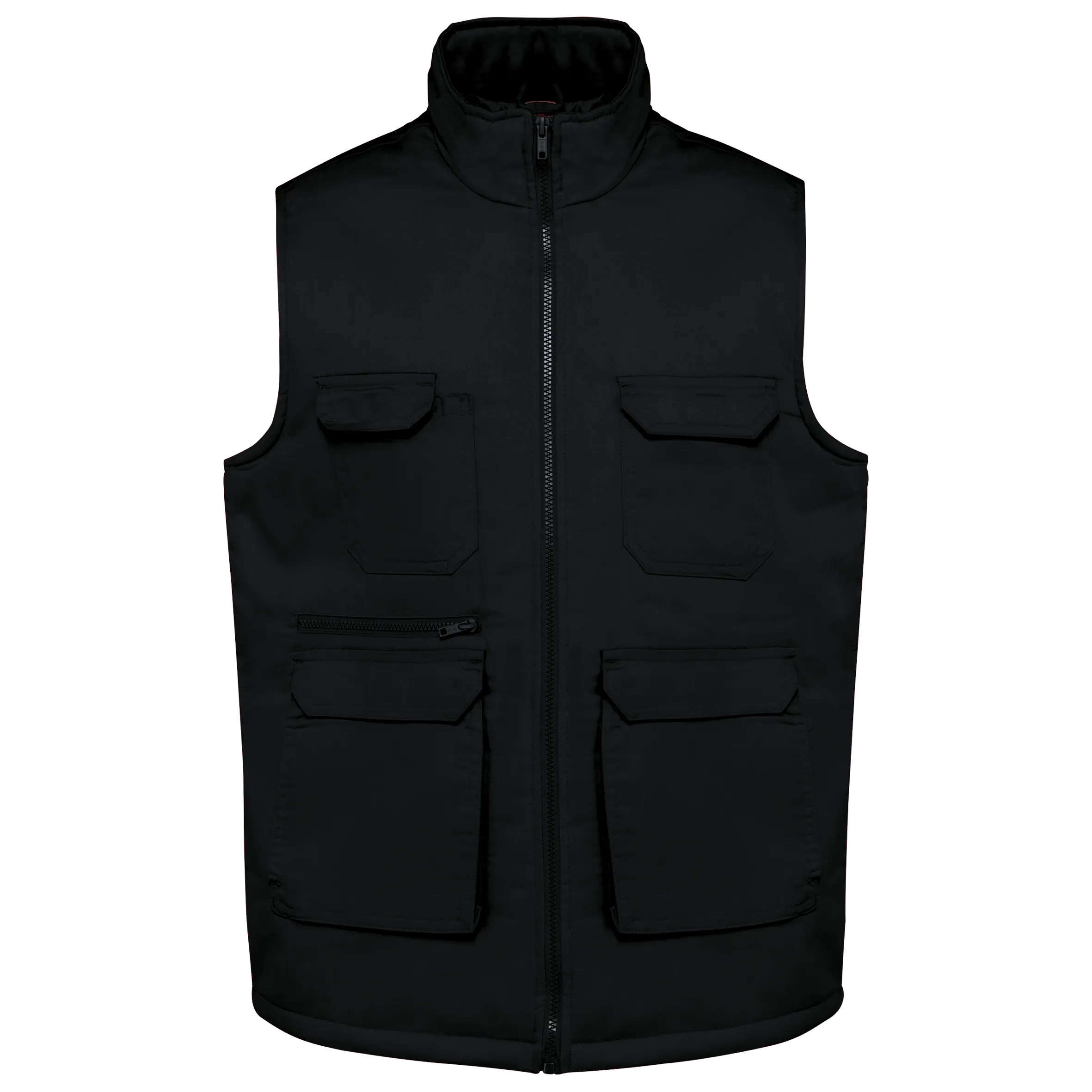 Chaleco polialgodón multibolsillos acolchado - Unisex
