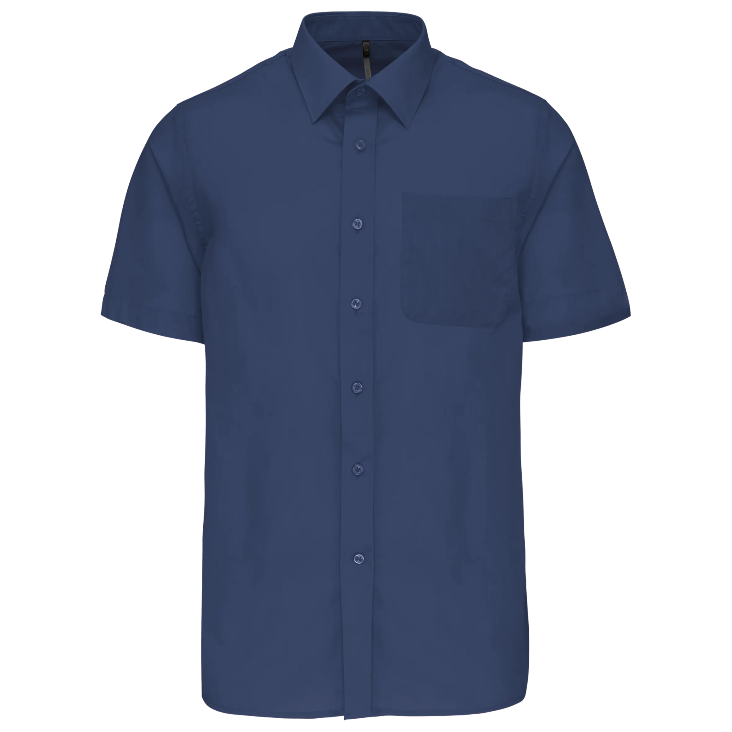Camisa popelina de polialgodón manga corta de fácil cuidado hombre