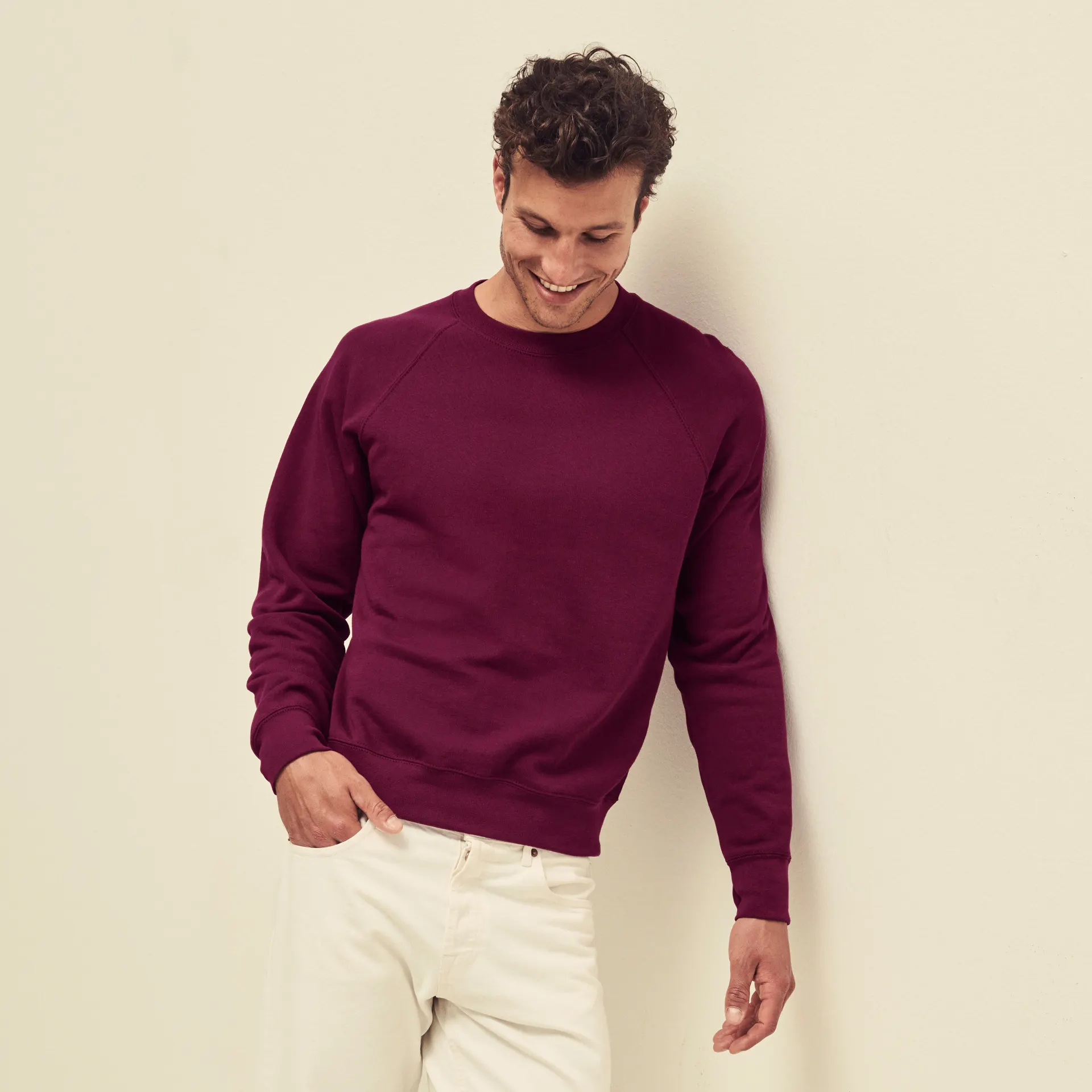 SUDADERA FRUIT OF THE LOOM CLASSIC RAGLAN ADULTO
