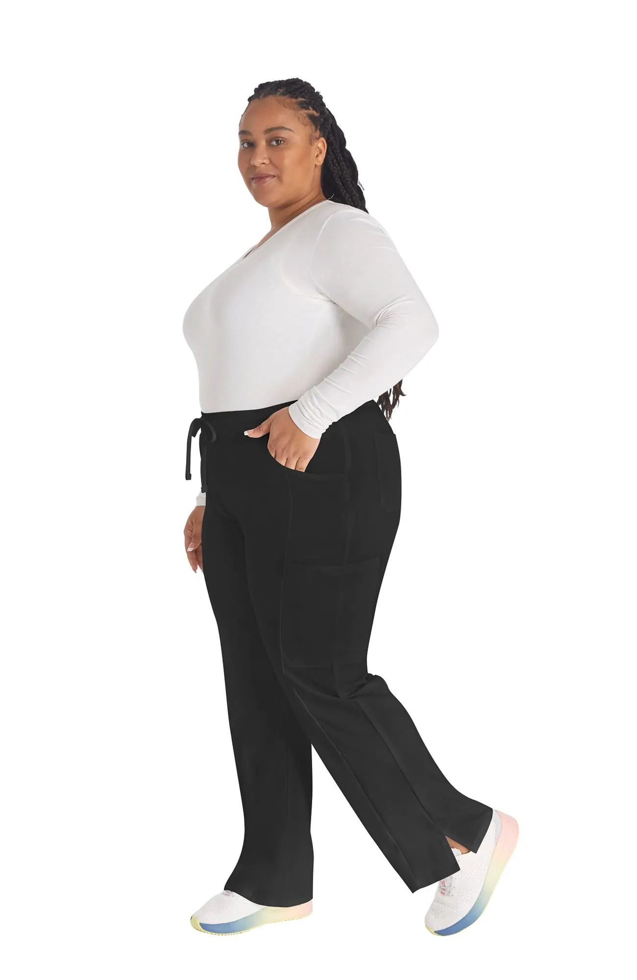 Pantalones de tiro medio mujer<br/>