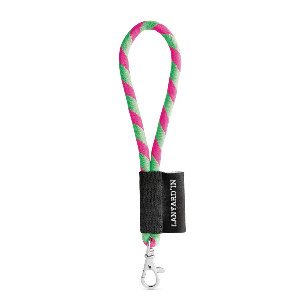 SET Lanyard TUBE Short (Ø 7 mm) con mosquetón de 9 mm