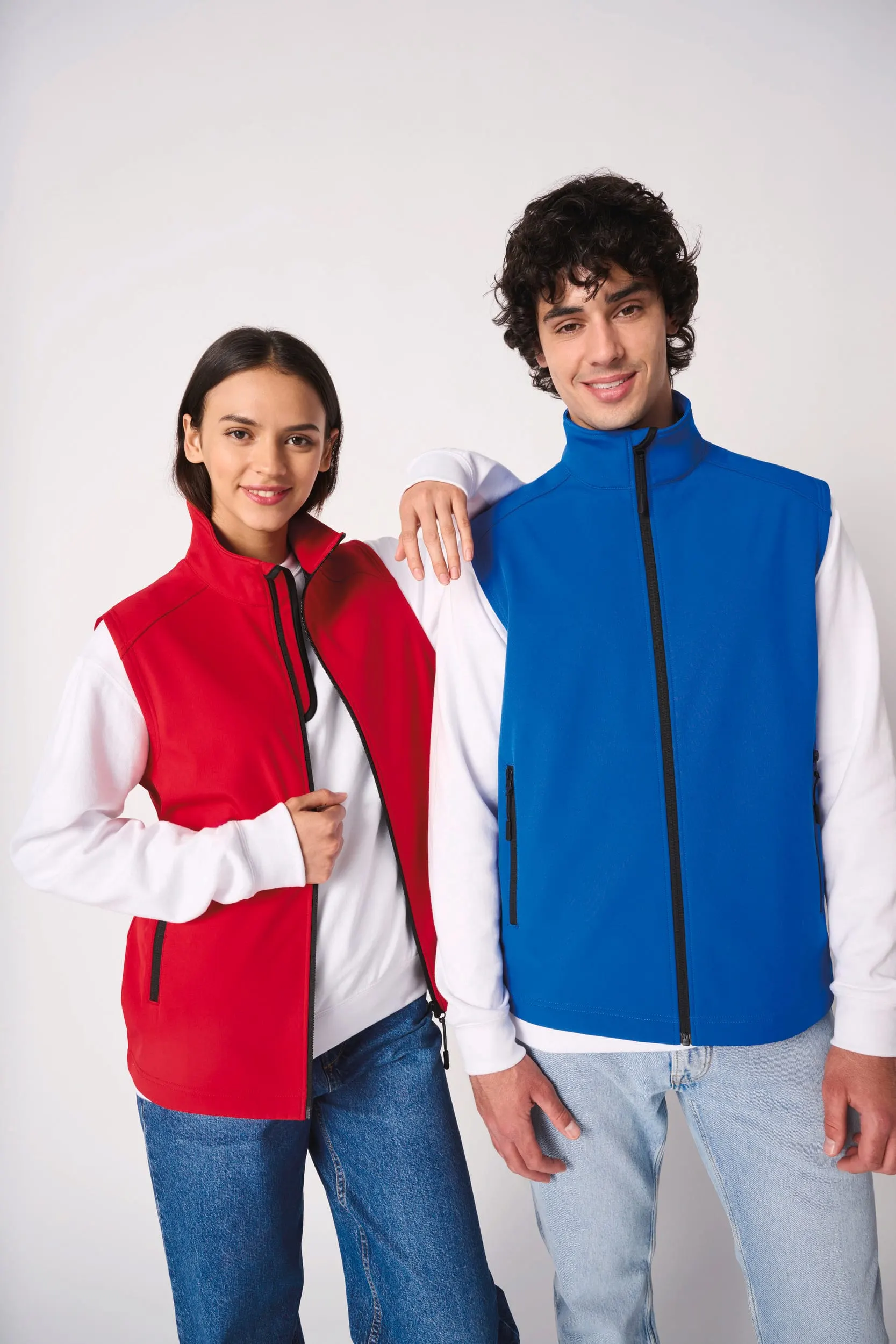 Chaleco softshell de 2 capas unisex