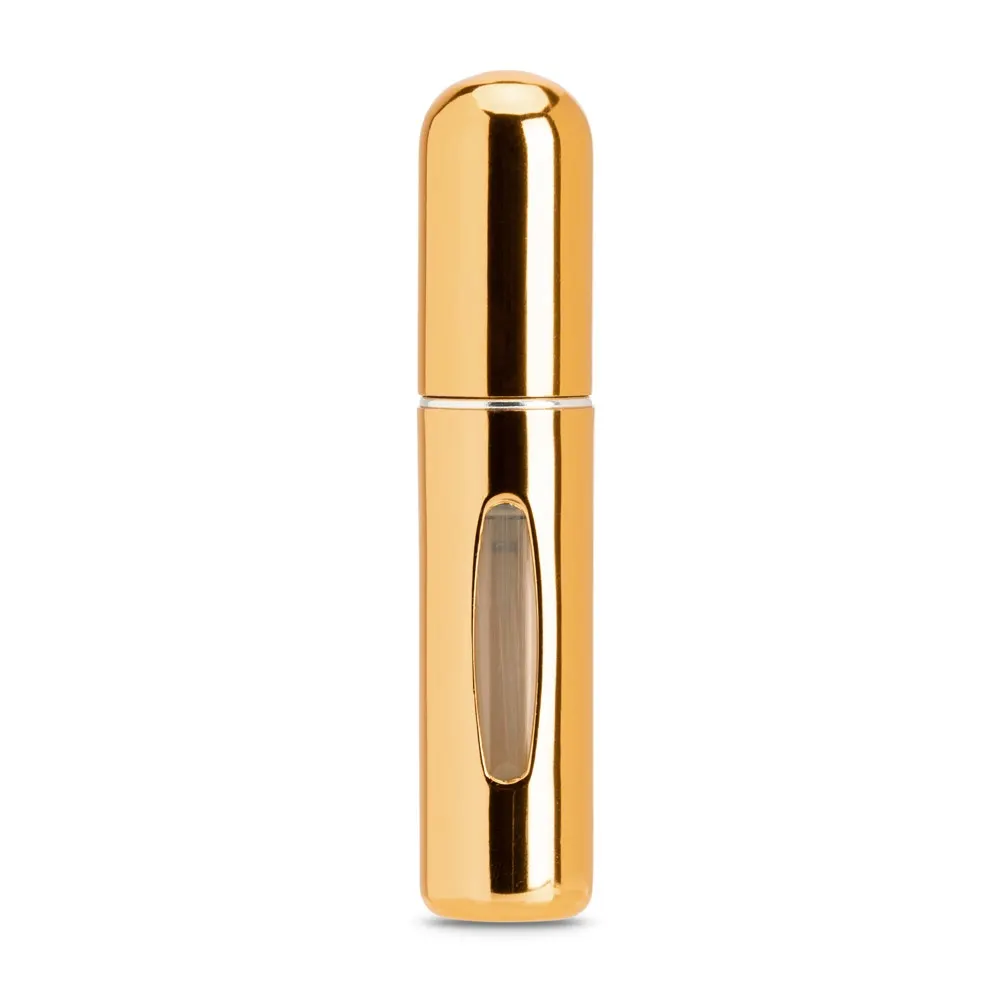 LINDEN. Atomizador de perfume de aluminio recargable diseñado para una fácil recarga