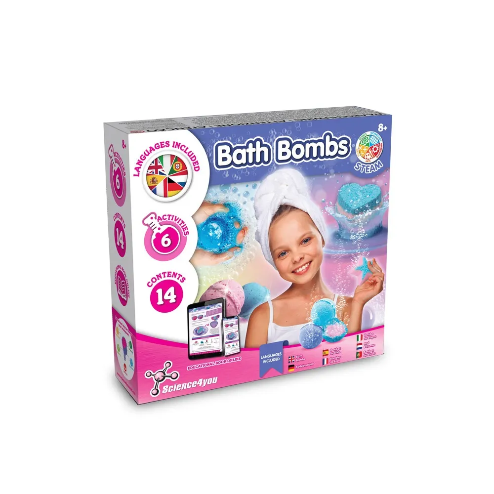 Bath Bombs Kit I. Juguete educativo para niños