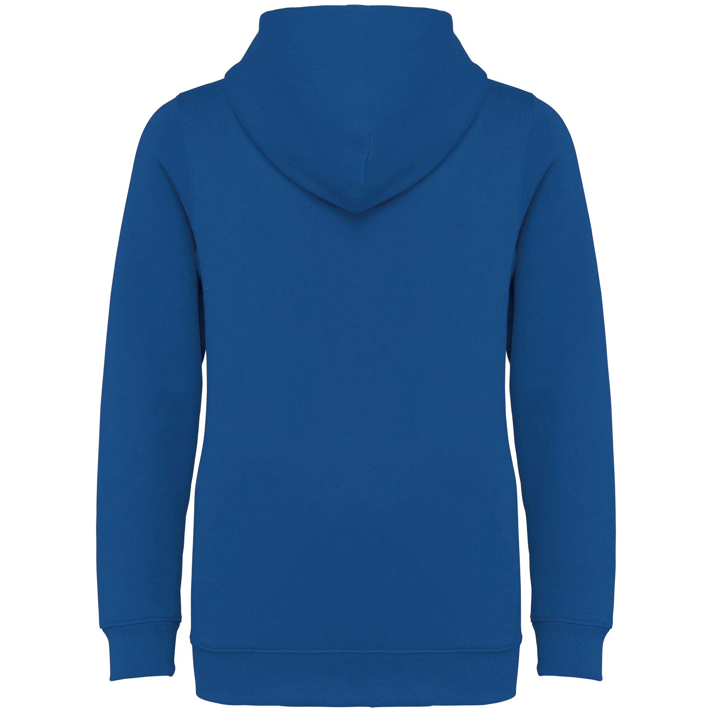 Sudadera ecorresponsable con capucha y cremallera infantil
