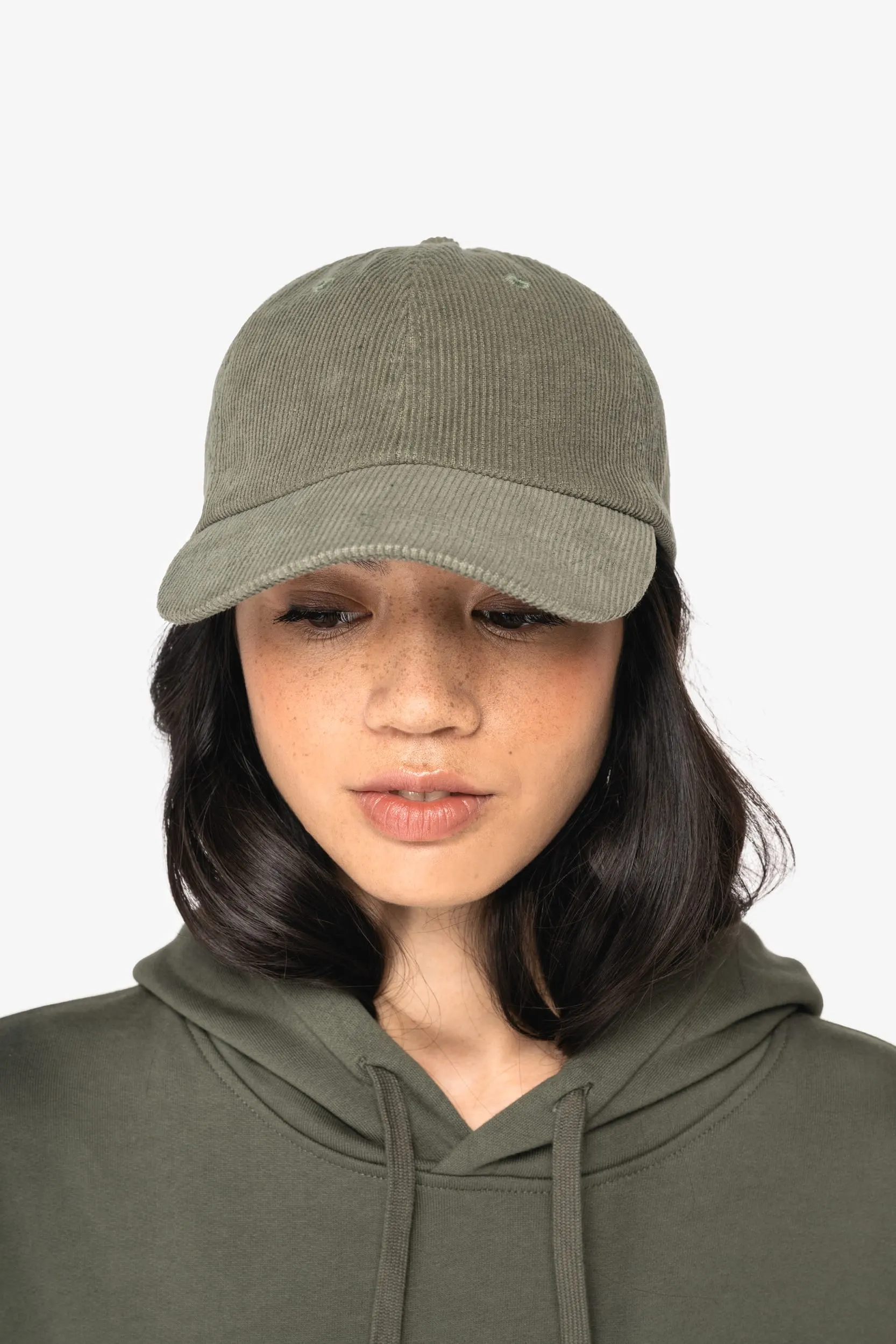 Gorra de pana ecorresponsable 6 paneles unisex