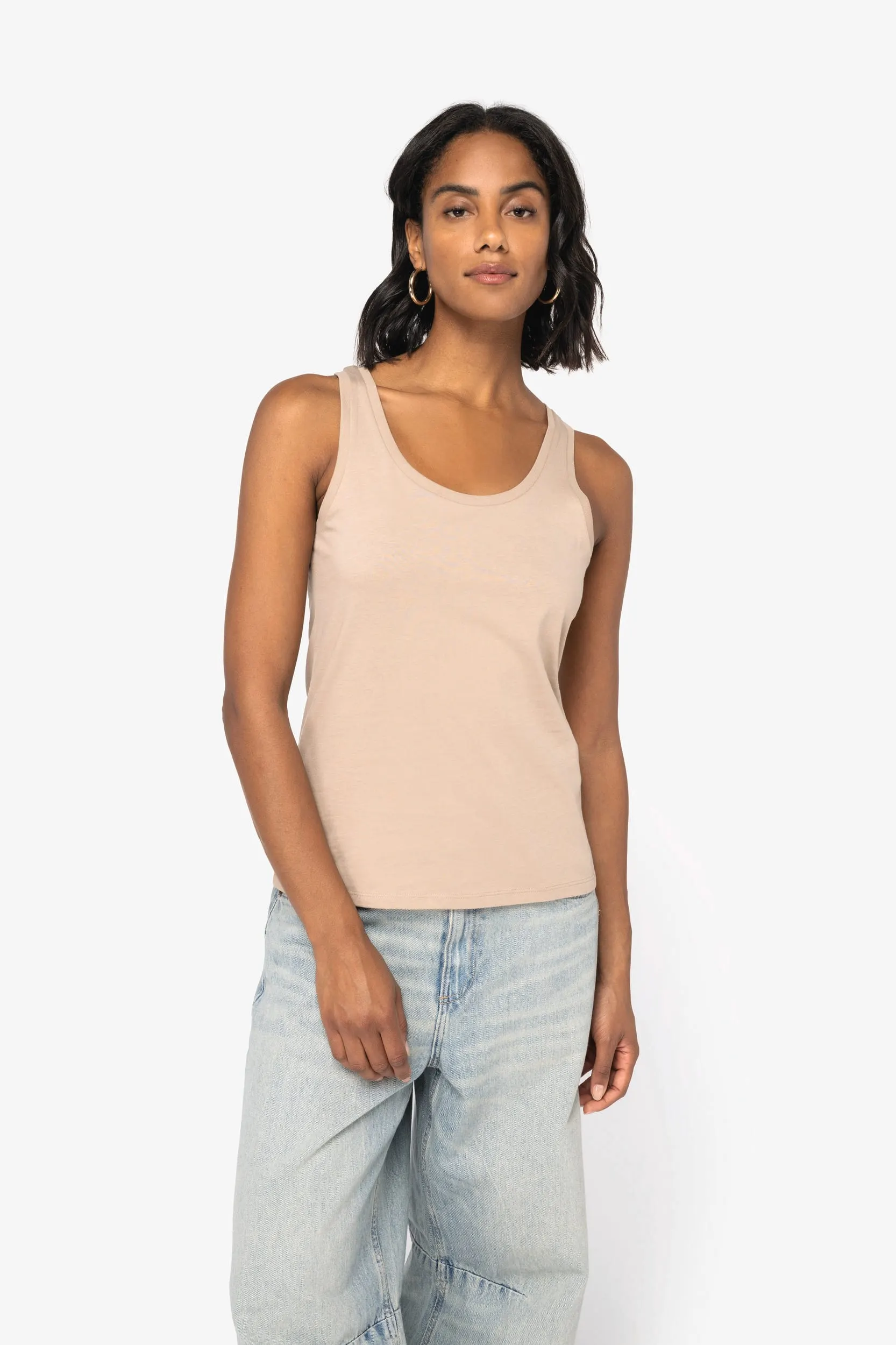 Camiseta de tirantes ecorresponsable mujer