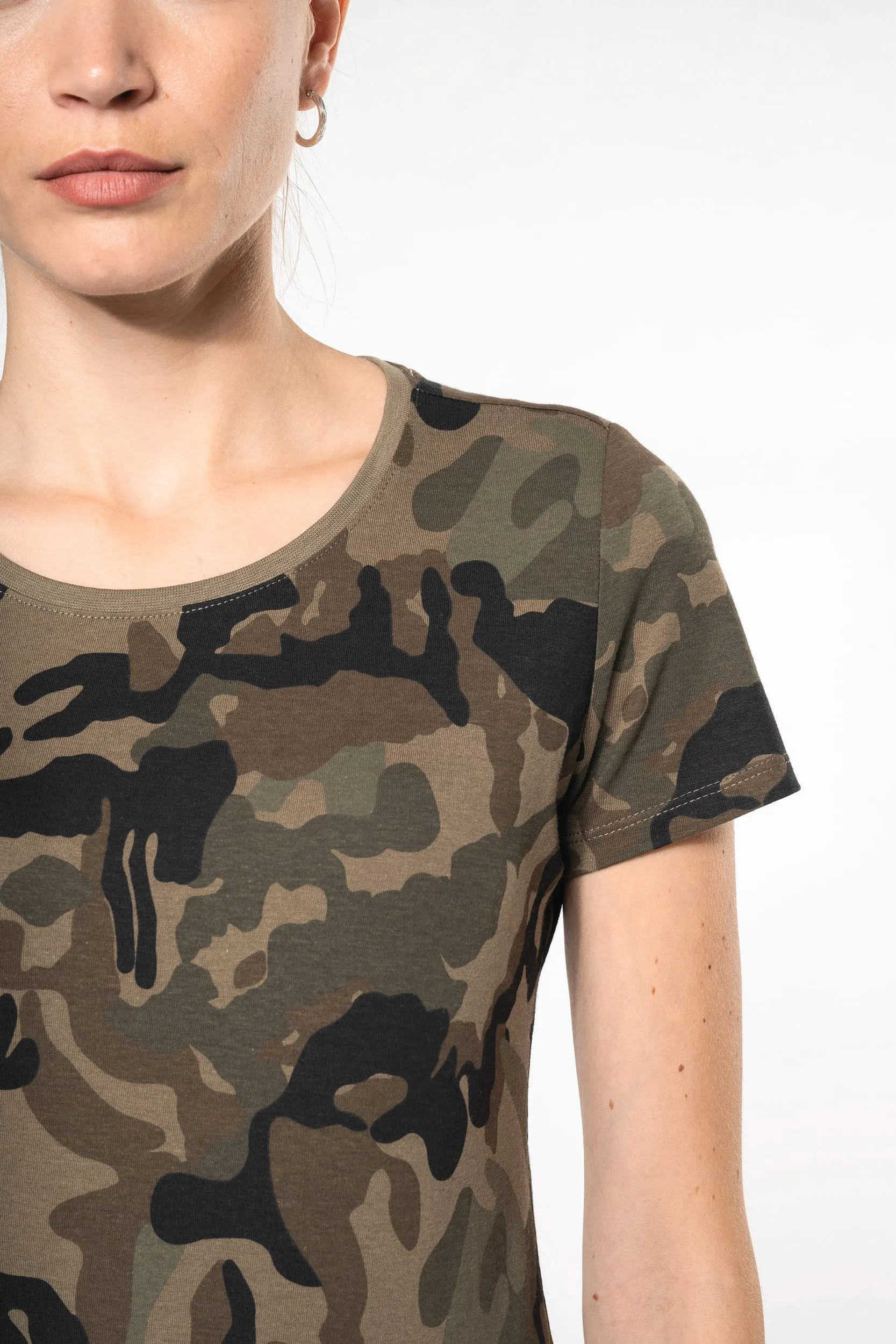 Camiseta camuflaje mujer