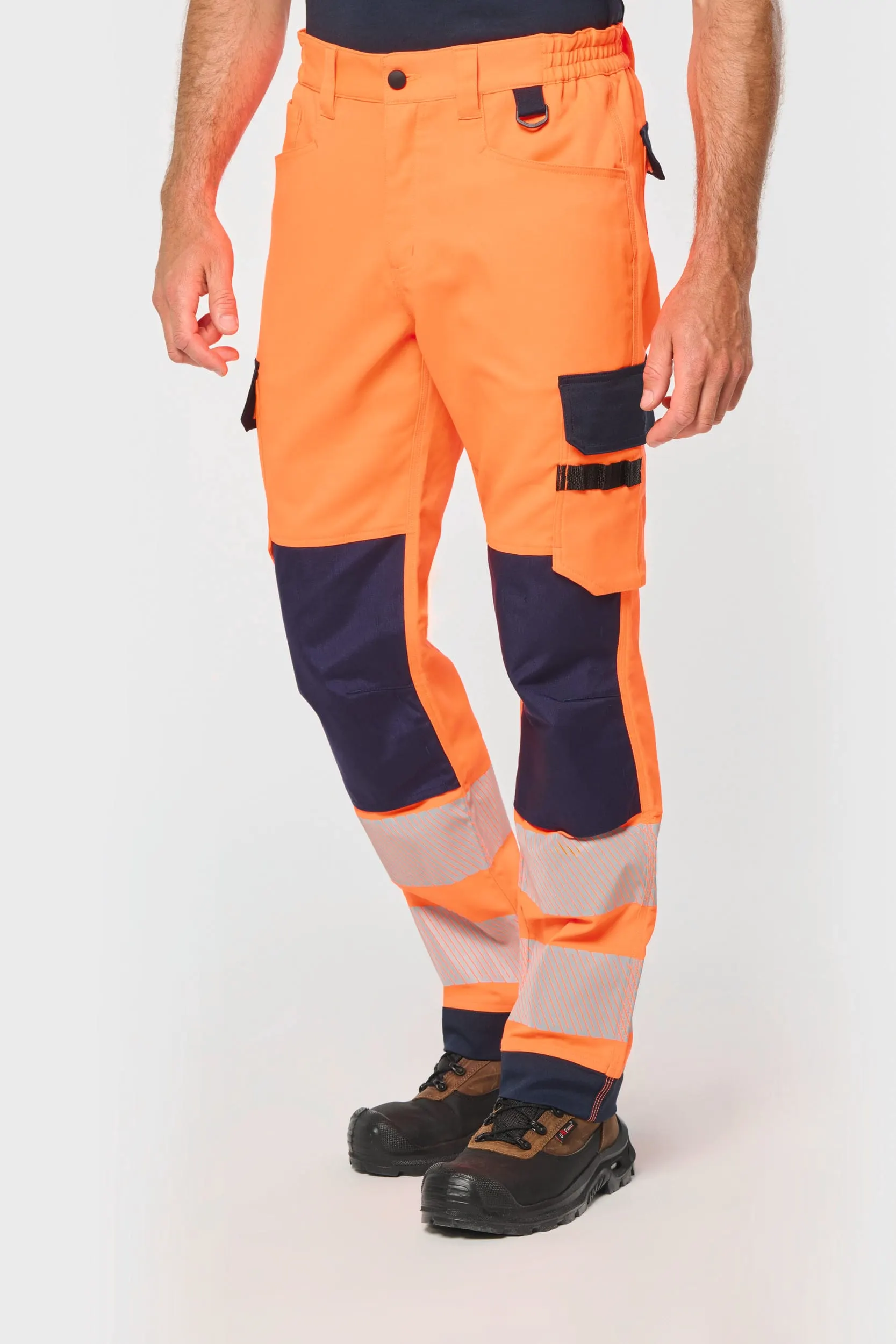 Pantalón de seguridad reciclado multibolsillos unisex