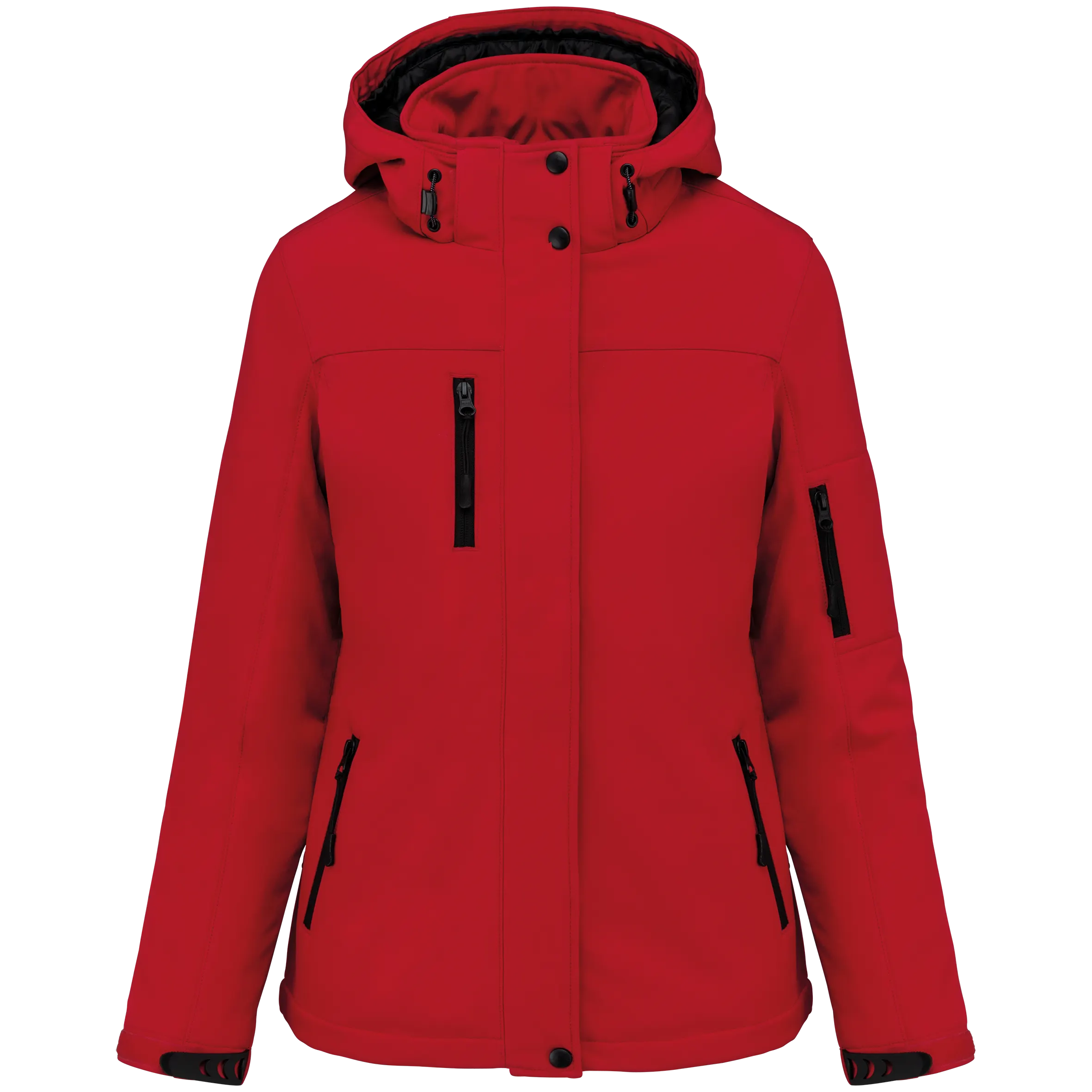 Parka softshell acolchada con capucha mujer