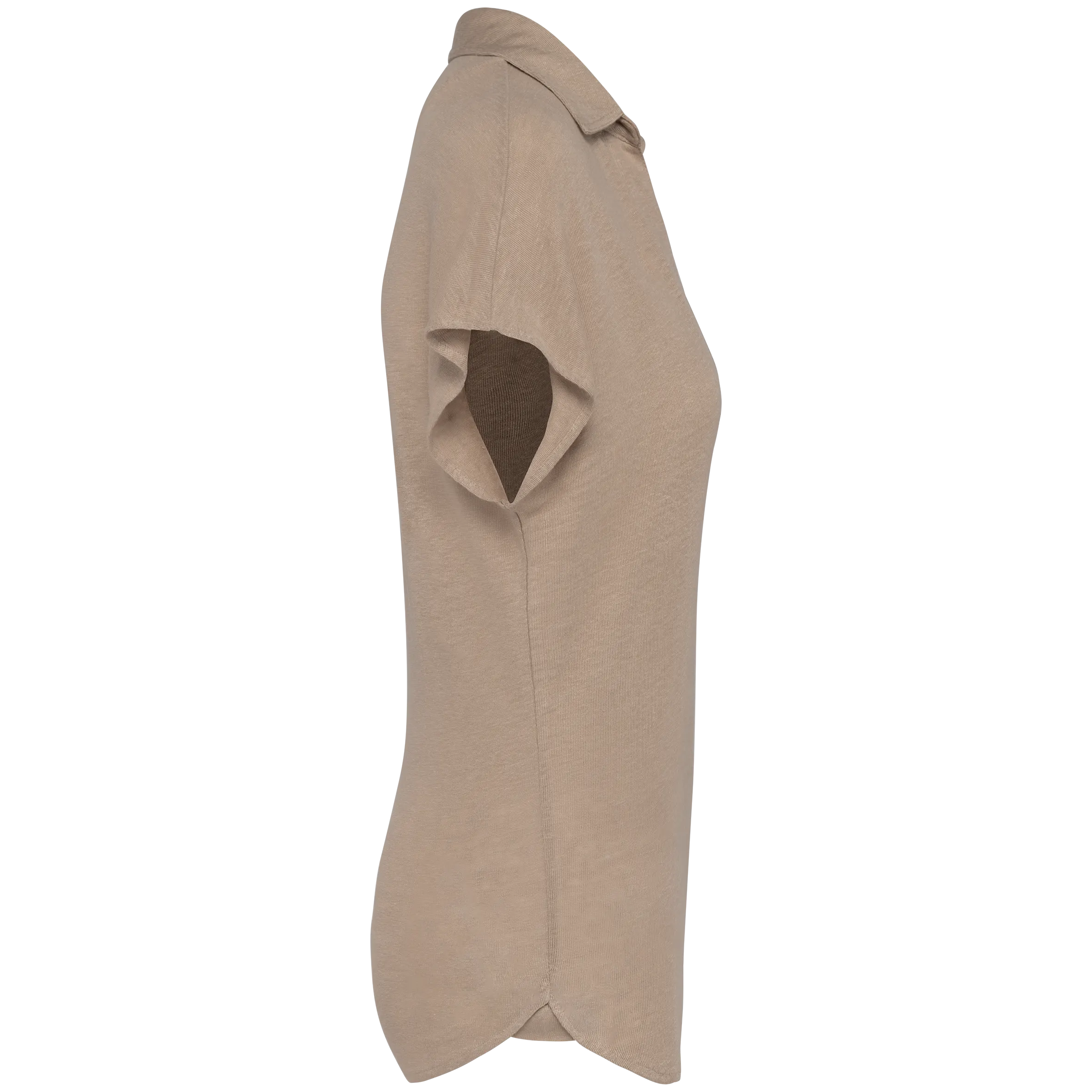 Polo de lino mujer