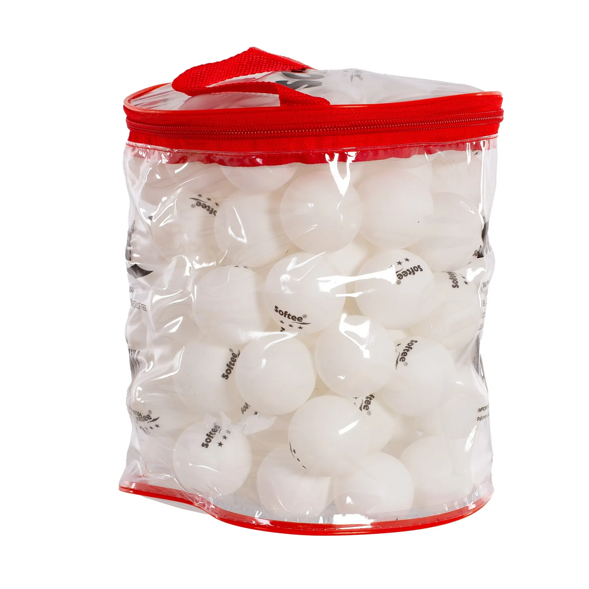 BOLSA 100 PELOTAS PP TENIS DE MESA SOFTEE