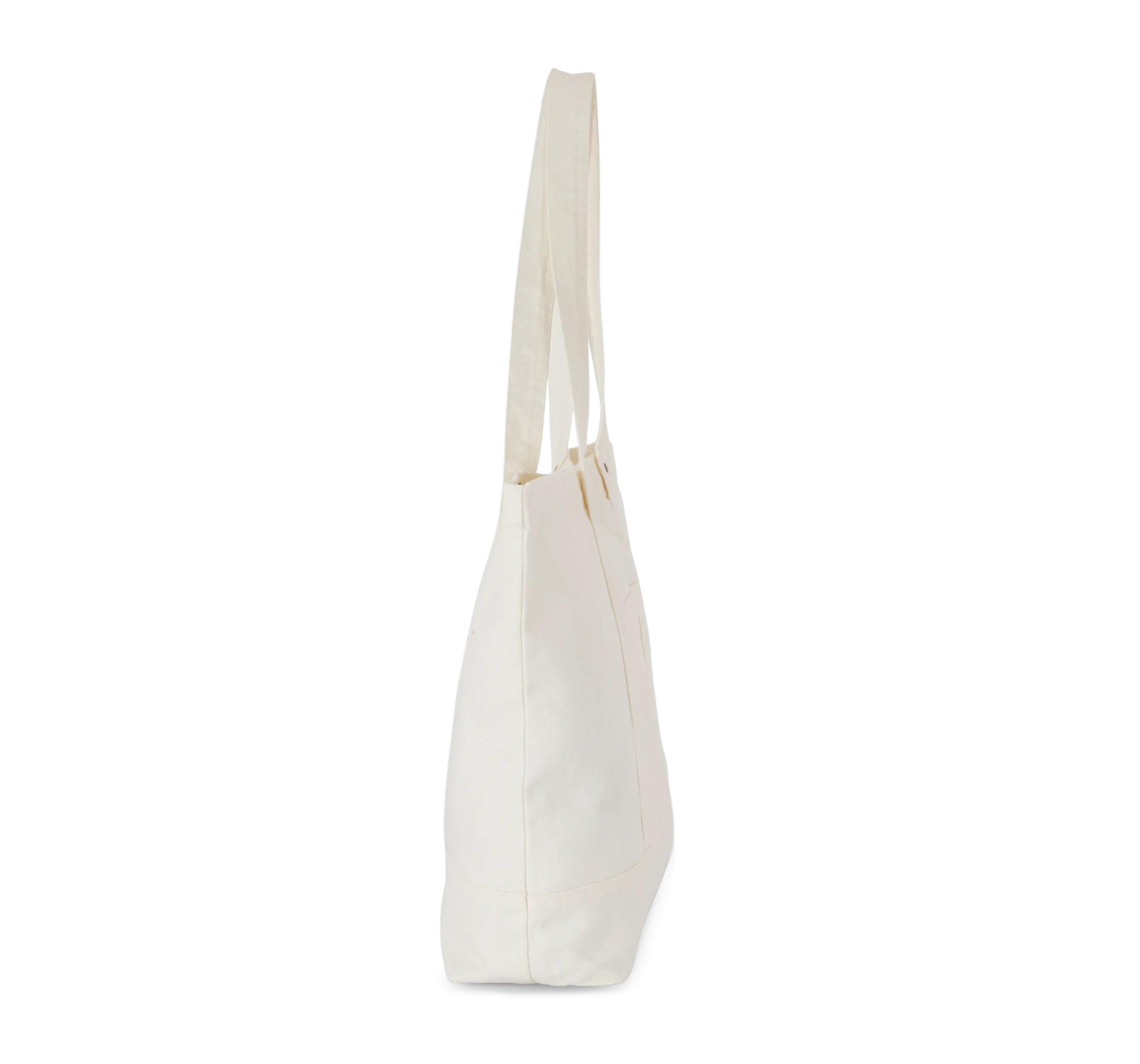 Bolsa shopper grande con bolsillo lateral